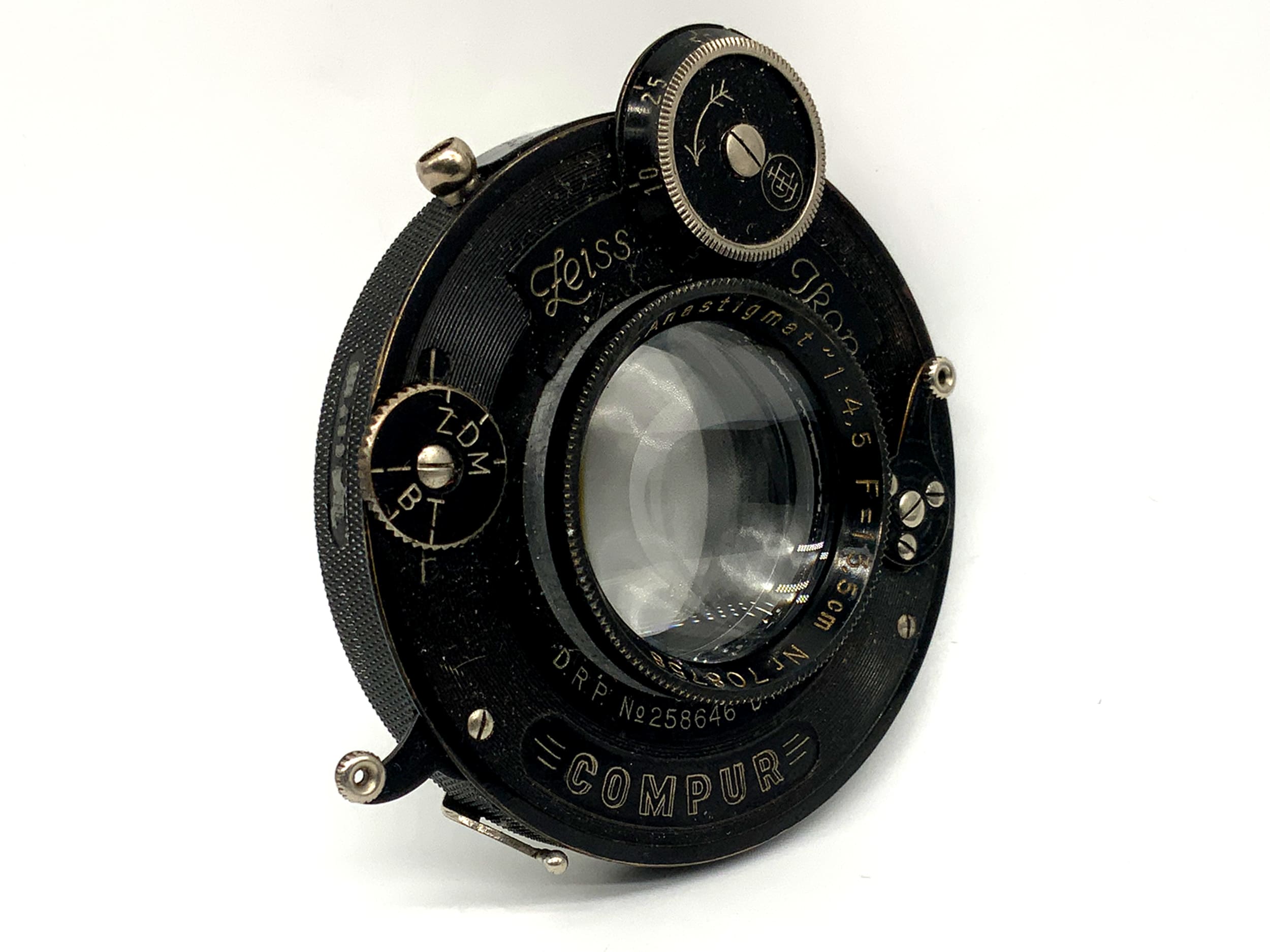 ICA Novar-Anastigmat 13,5cm 1:4.5 Objektiv für Plattenkamera (39mm Gewinde)