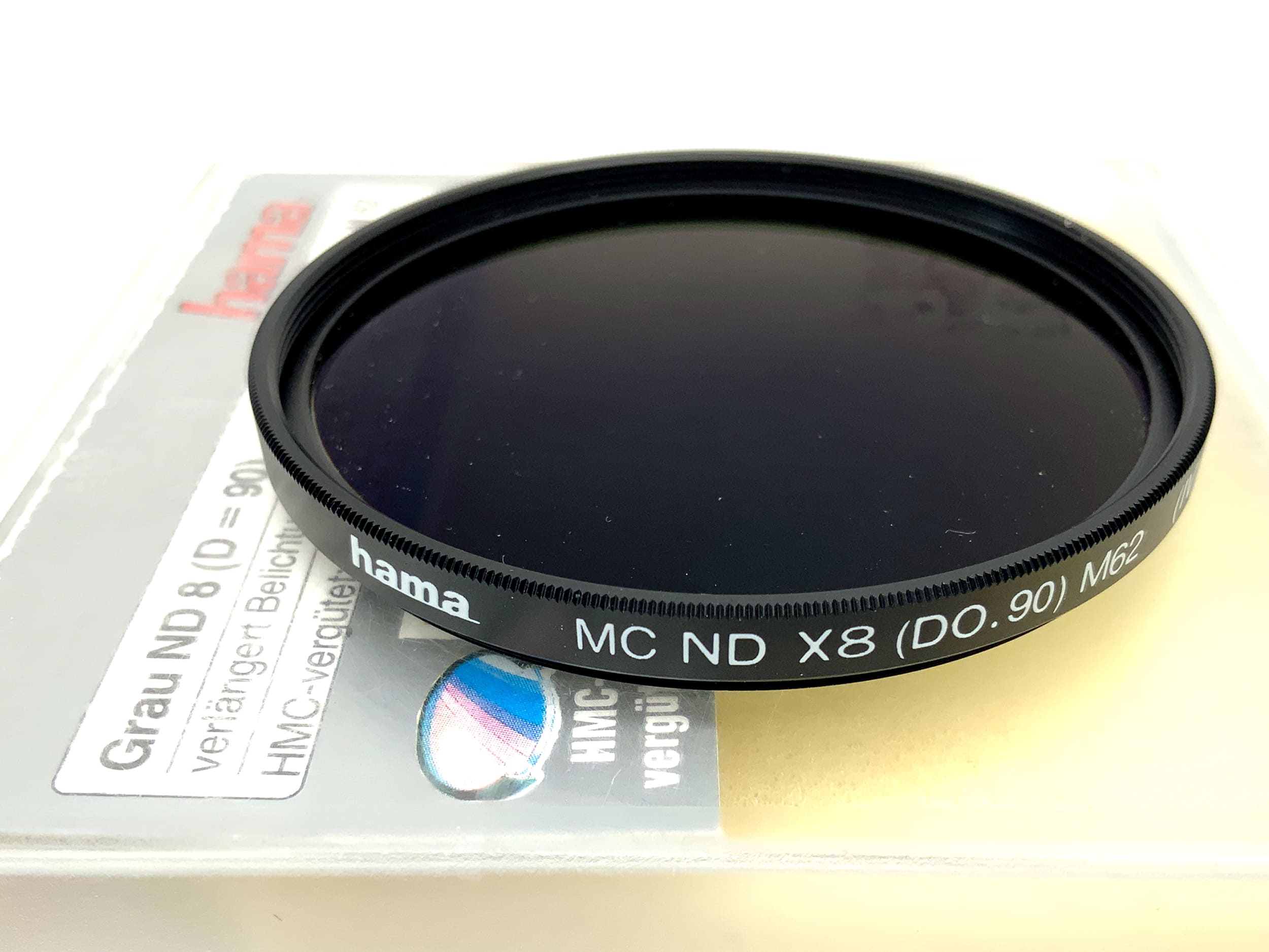 Hama Graufilter MC ND X8 (DO.90) M62 (IV) Filter 62mm Kreisförmig Filtergewinde