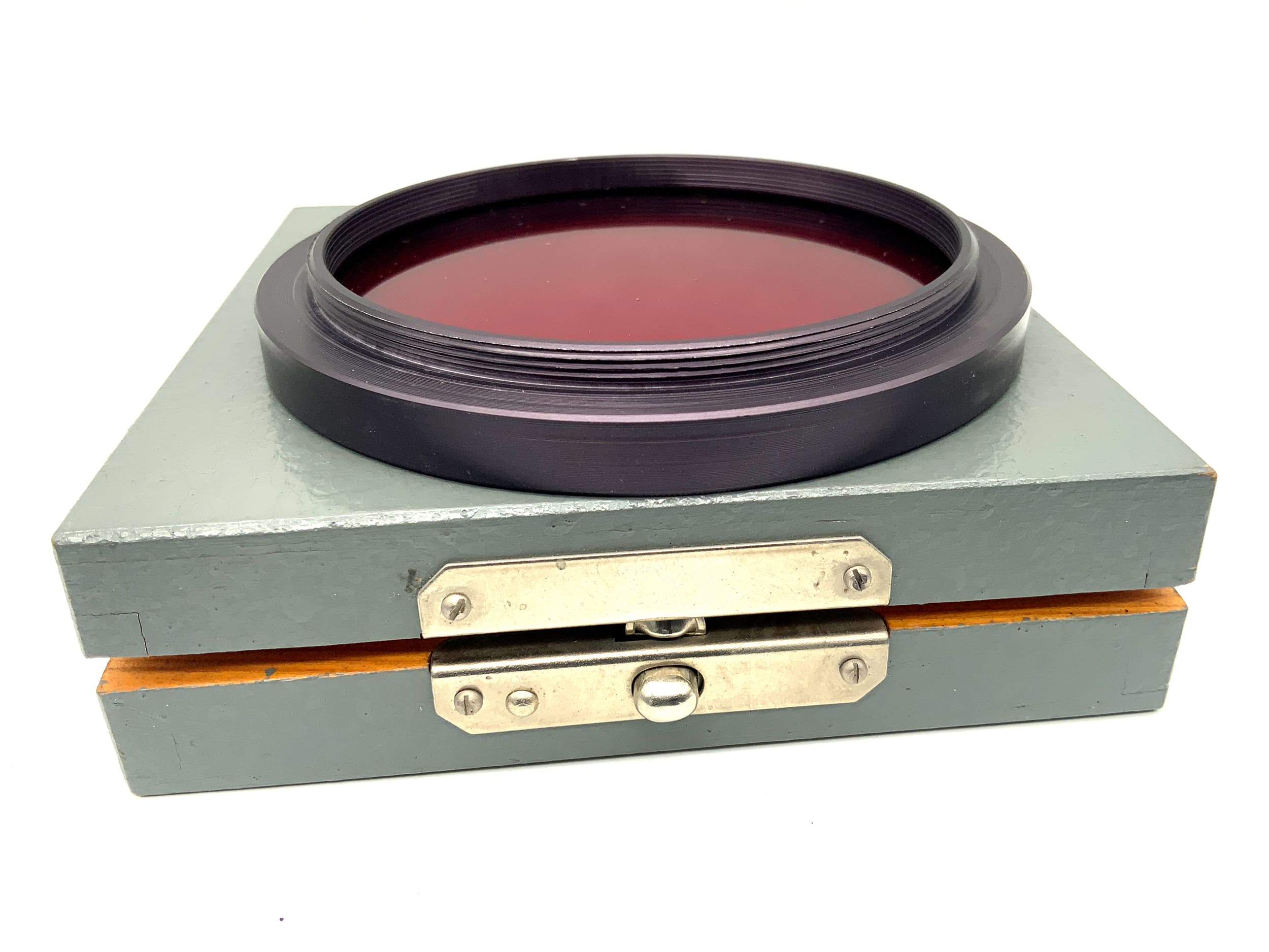 Pentacon Red Color Filter in original packaging, Pentacon Six Filter 86mm Circular