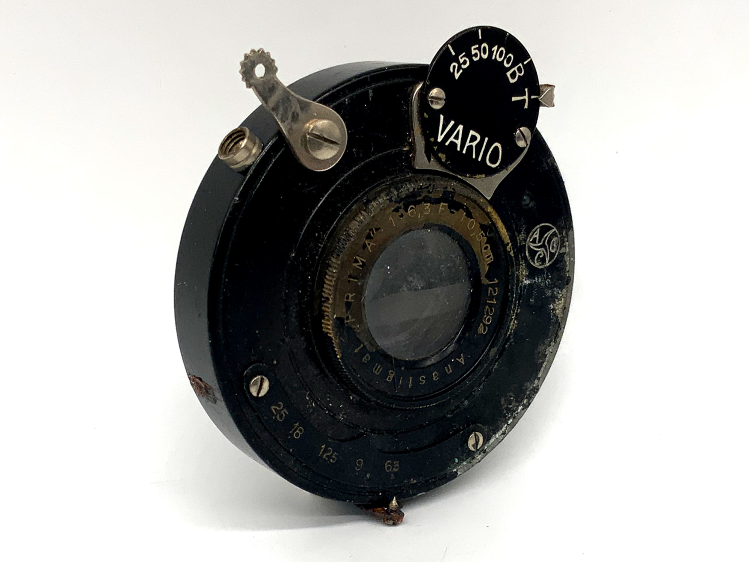 Anastigmat "Prima" 10,5cm 1:6.3 Objektiv Festbrennweite (33mm Gewinde)