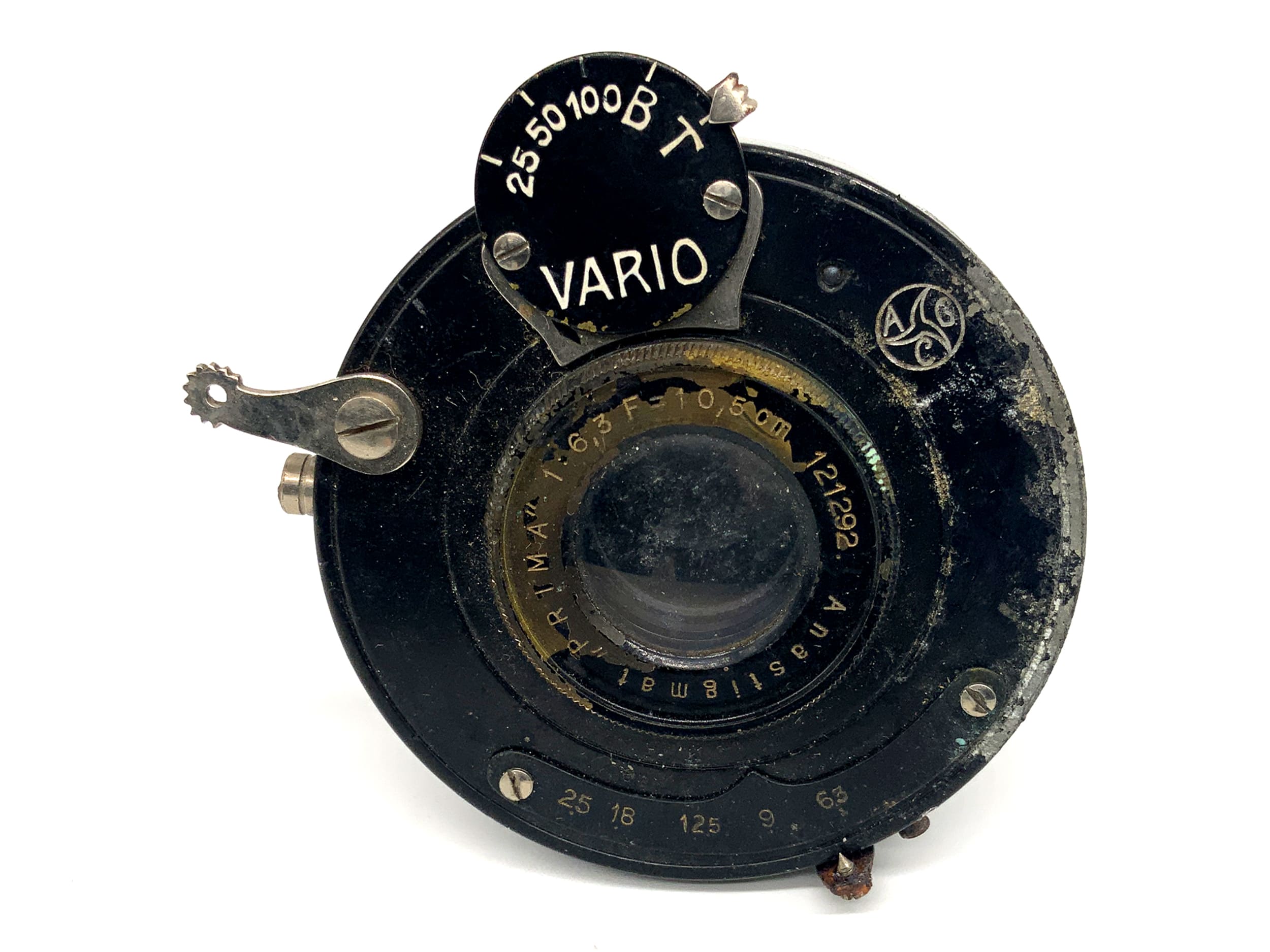 Anastigmat "Prima" 10,5cm 1:6.3 Objektiv Festbrennweite (33mm Gewinde)