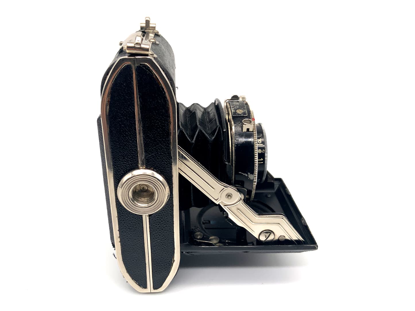Klappkamera mit Schneider Kreuznach Radionar 5cm 1:2.9 Prontor II