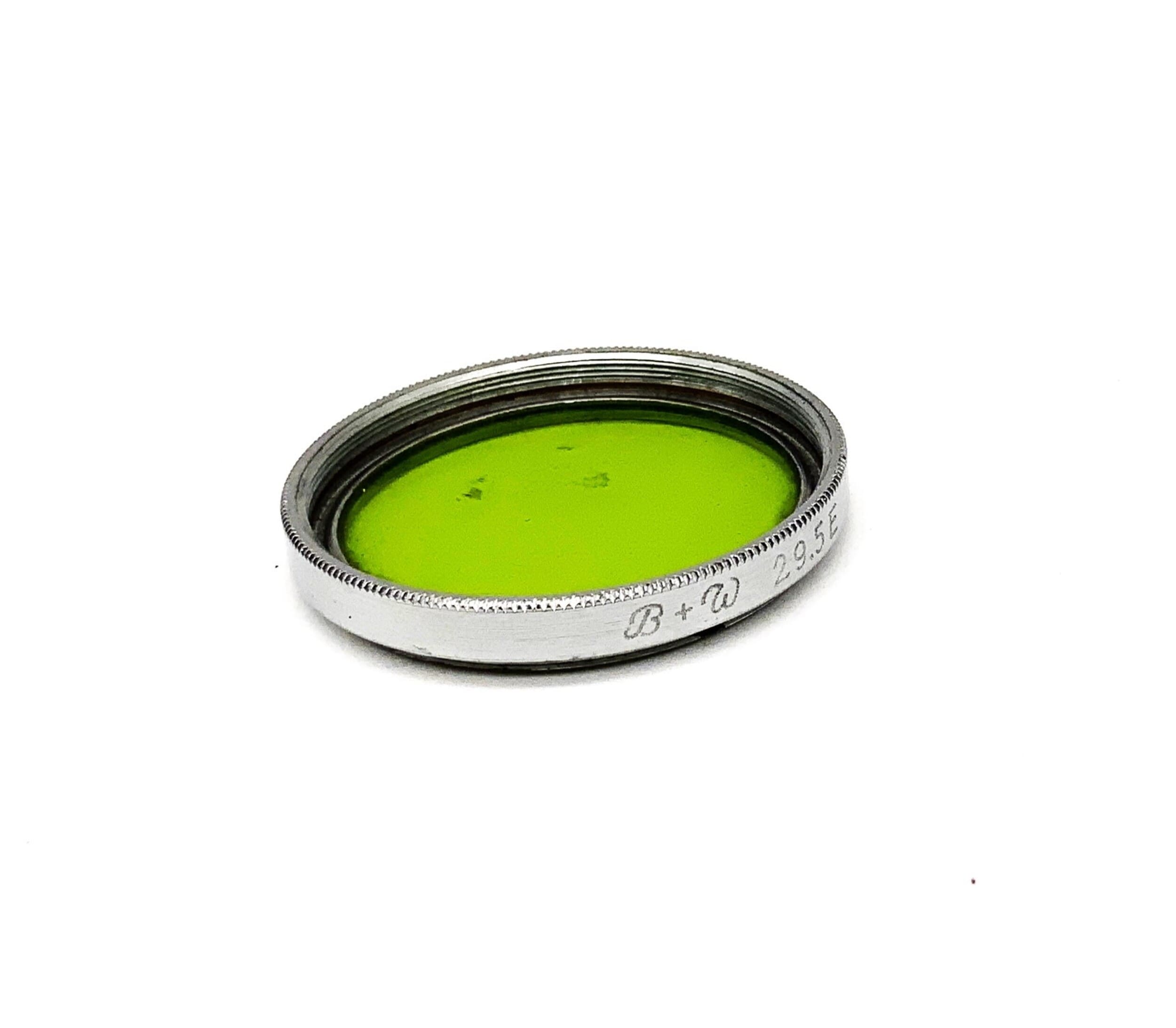 B+W Color Filter 29.5E Green Filter 29.5mm Circular Filter Thread