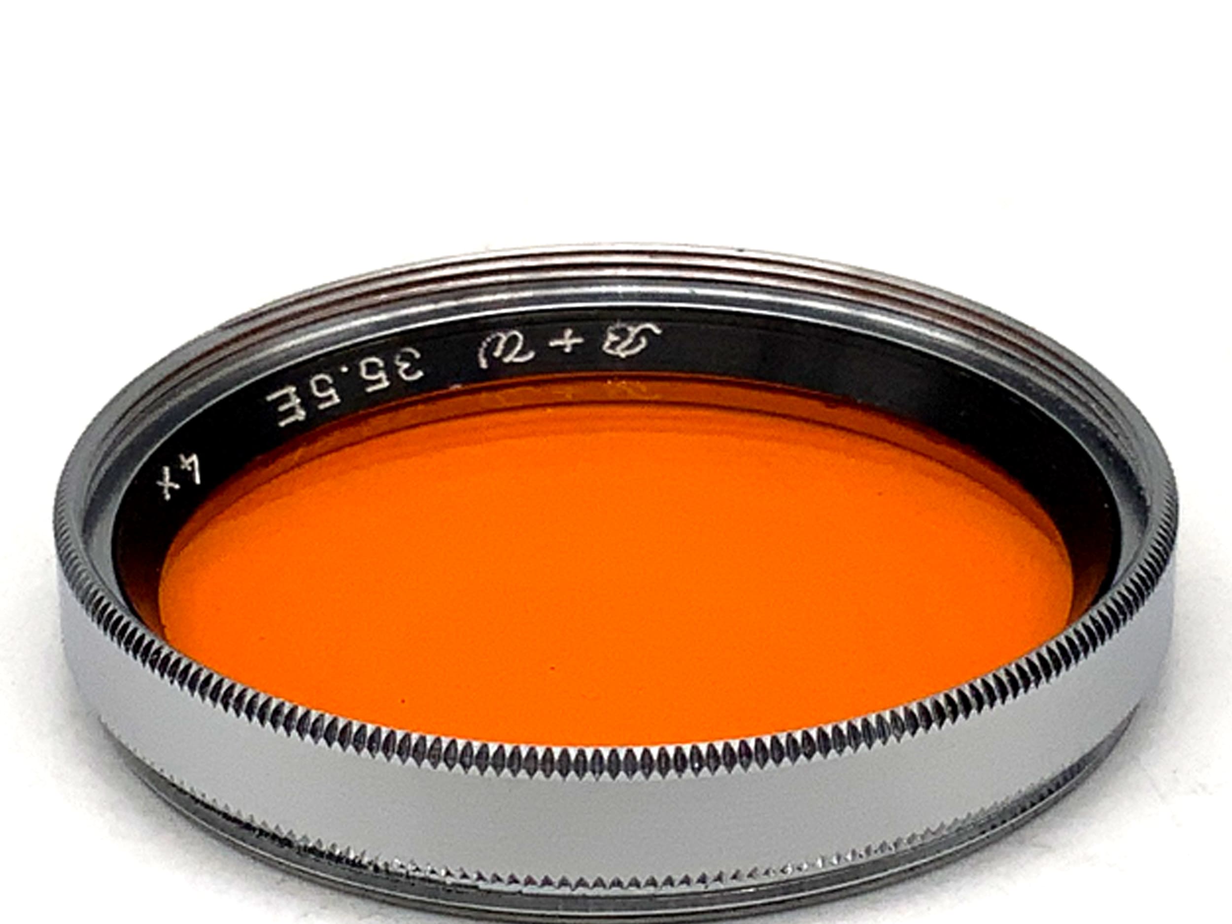 B+W Color Filter 35.5E 4x Orange Filter 35.5mm Circular Filter Thread