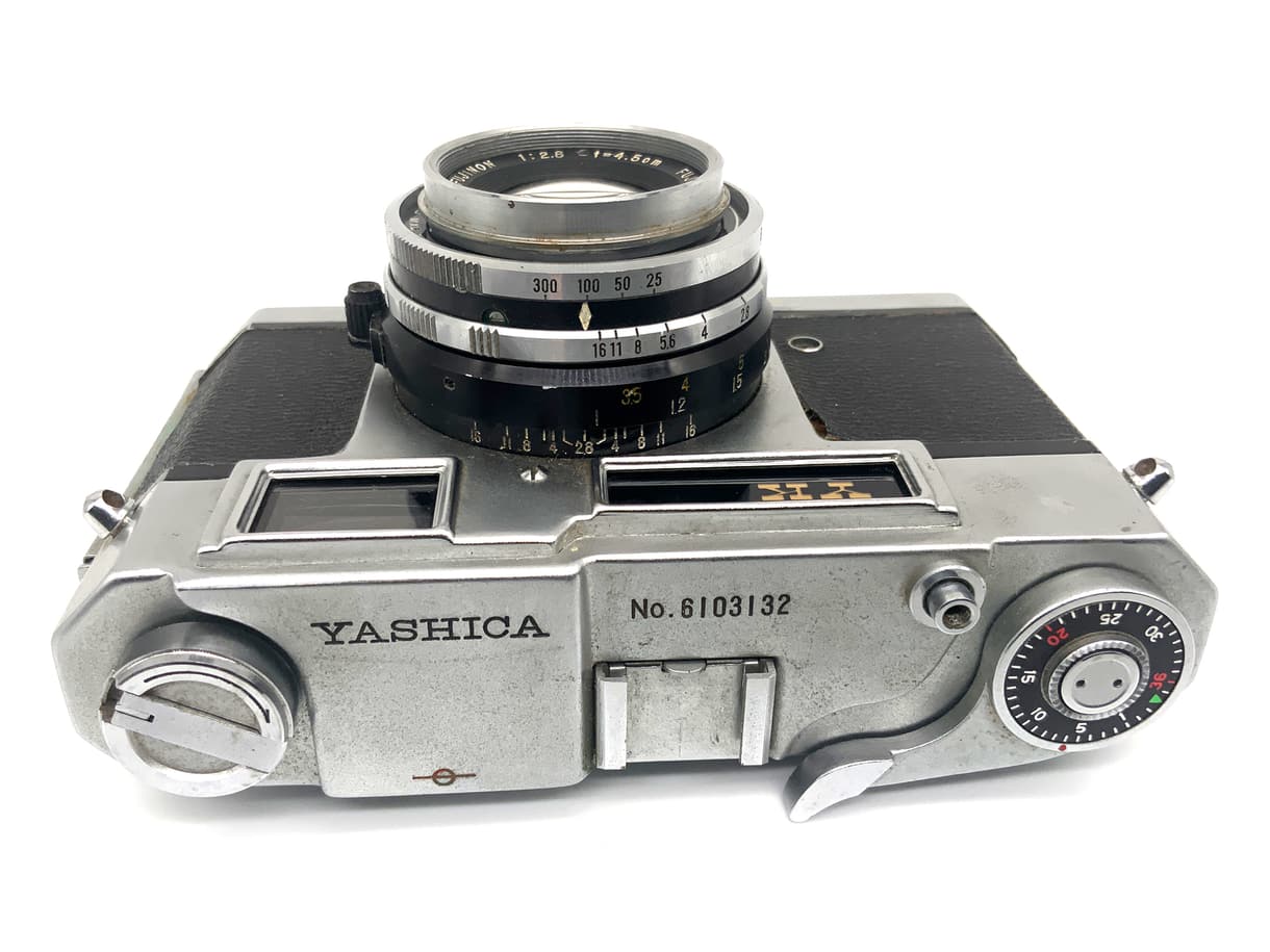 Yashica YK Sucherkamera mit Fujinon 45mm 1:2.8 Kompaktkamera Analogkamera