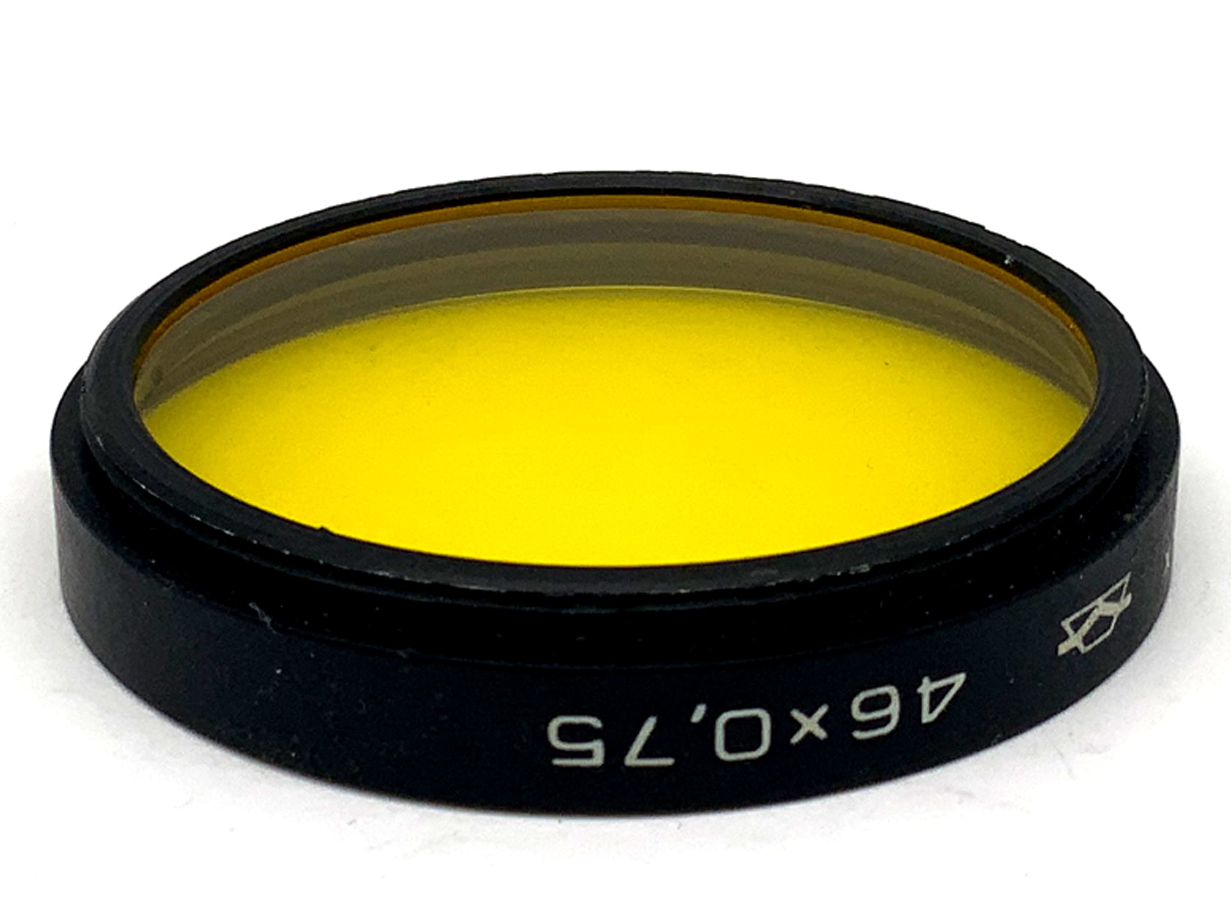 Zenit Color Filter Y-2x 46x0.75 Yellow Filter 46mm Circular Filter Thread