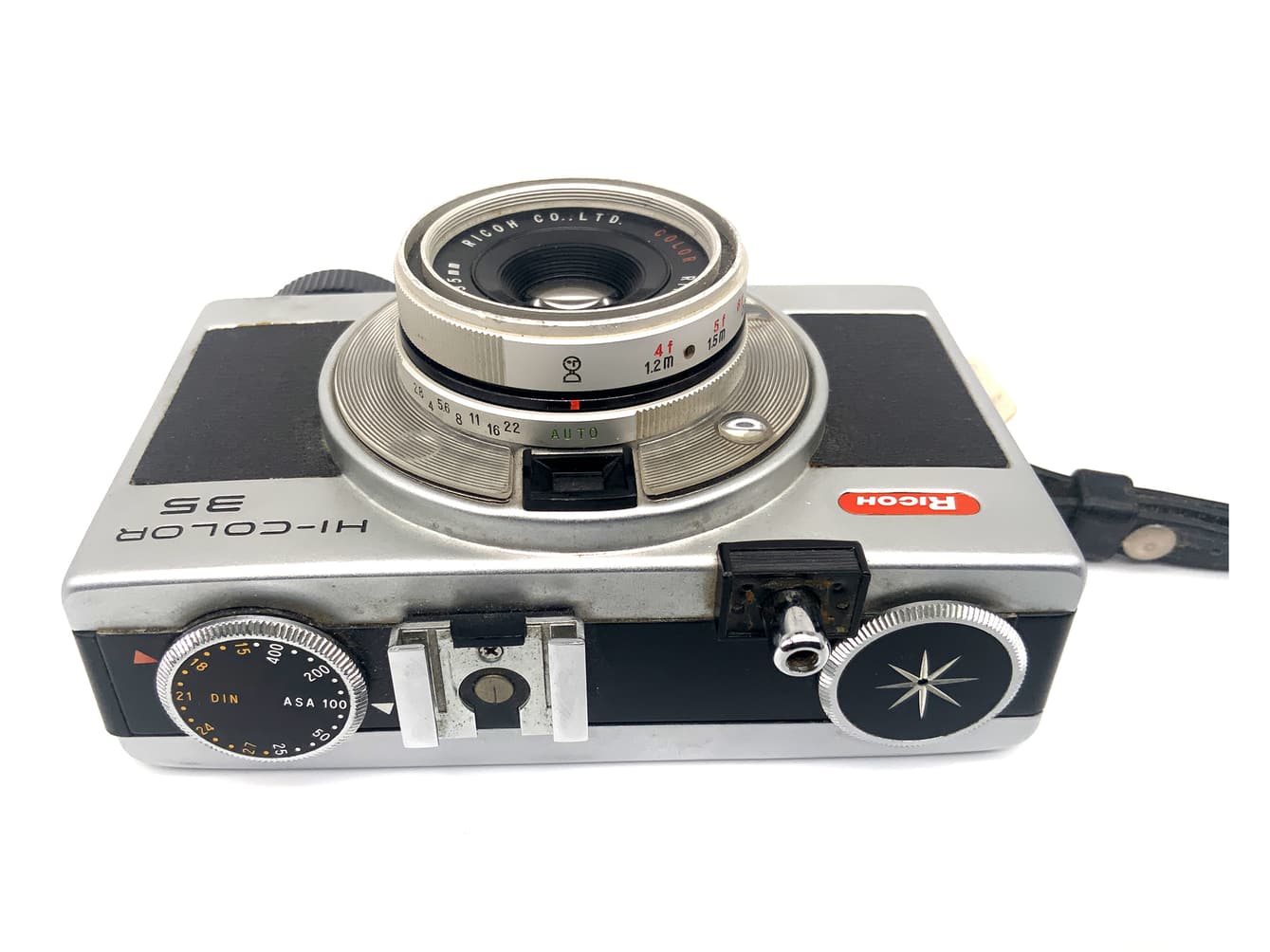 Ricoh HI-Color 35 viewfinder camera with Color Rikenon 35mm 1:2.8 analog camera