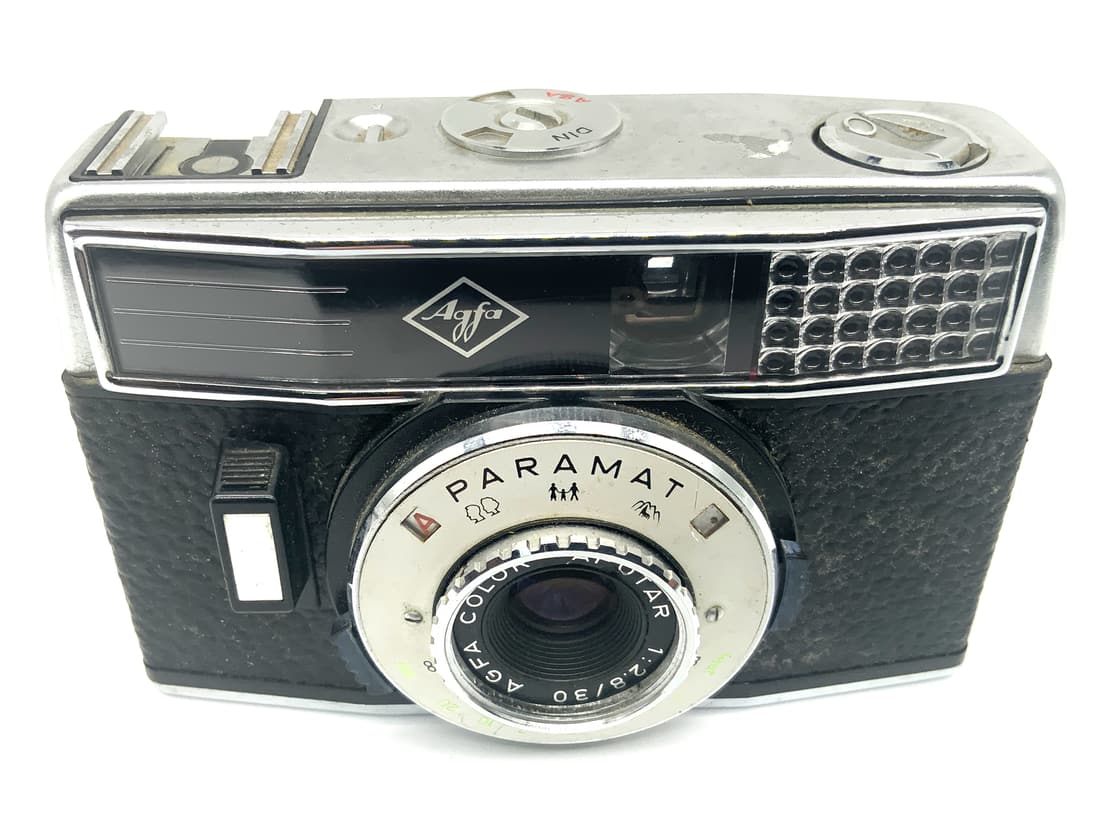 Agfa Paramat viewfinder camera with Color-Apotar 1:2.8/30 compact camera analog camera