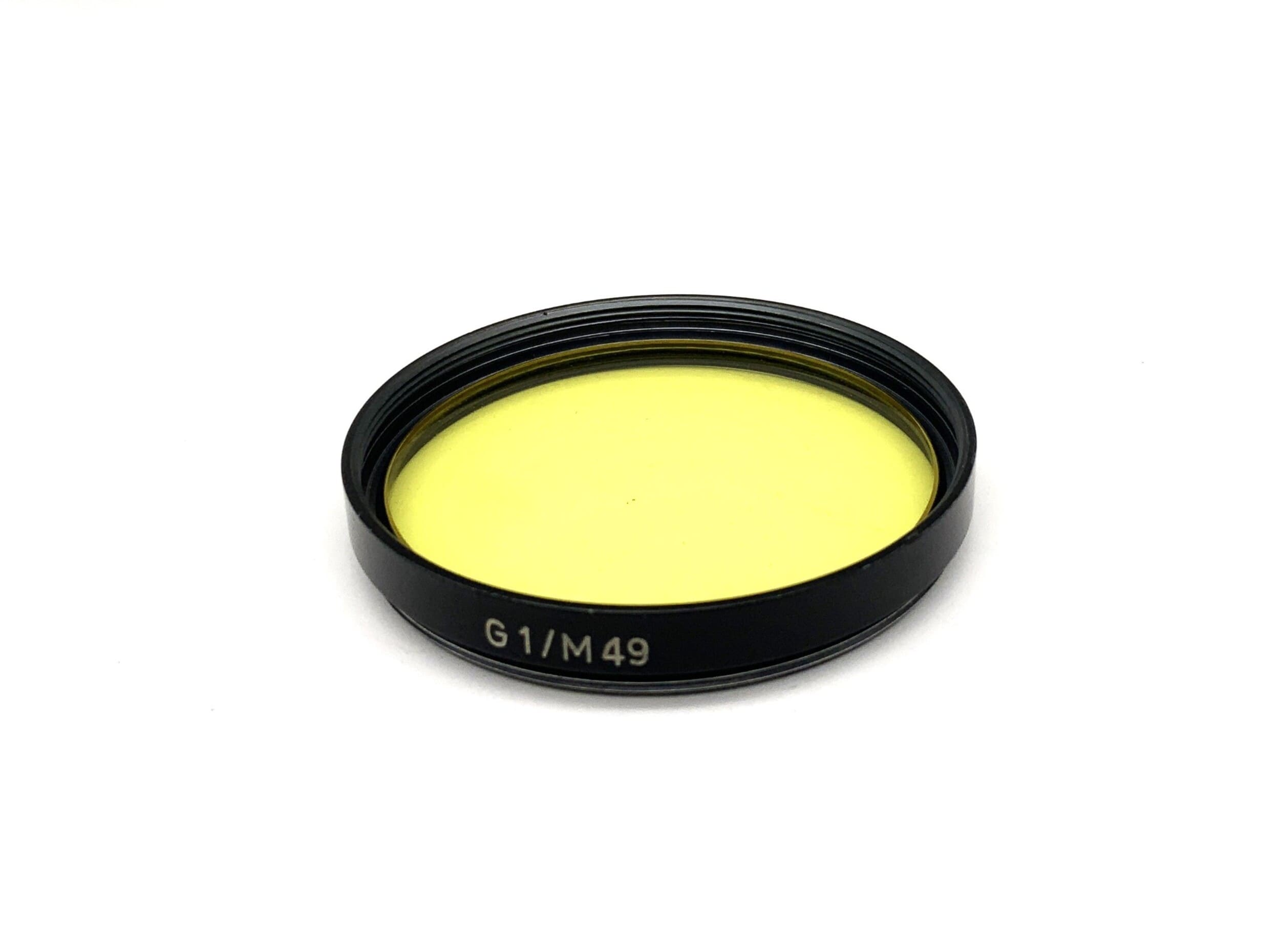 Carl Zeiss Jena Color Filter G1/M49 Yellow-Green Filter 49mm Circular