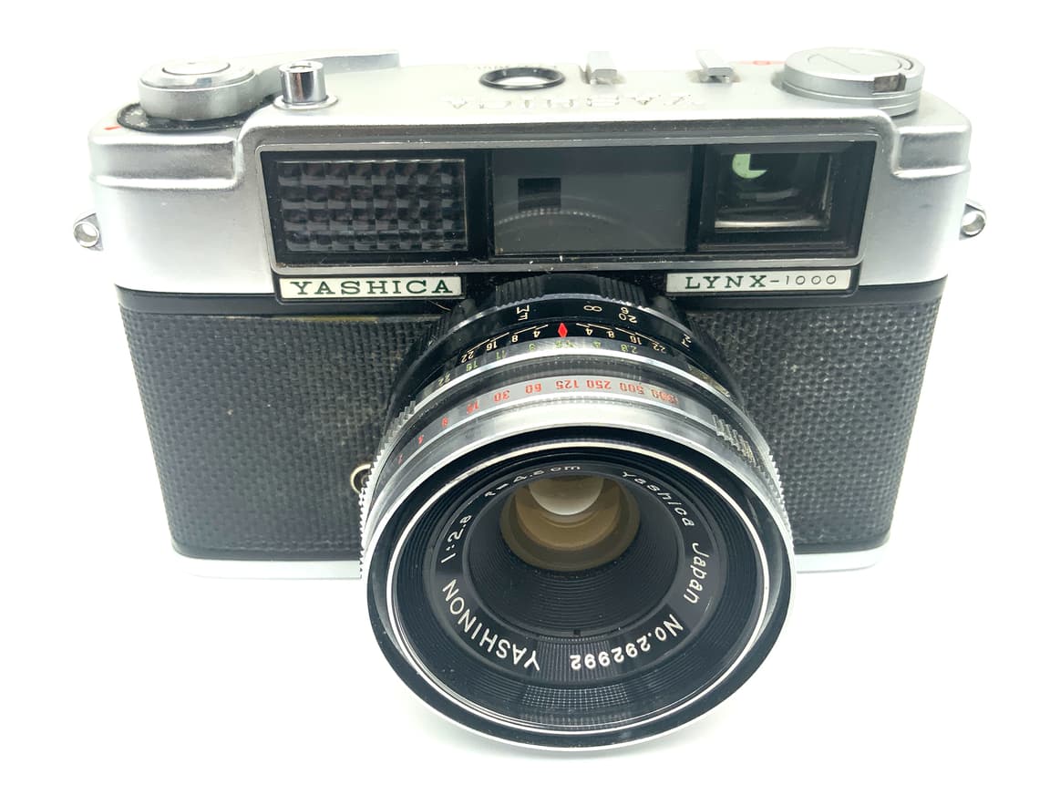 Yashica Lynx-1000 Messsucherkamera mit Yashinon 45mm 1:2.8 Analogkamera