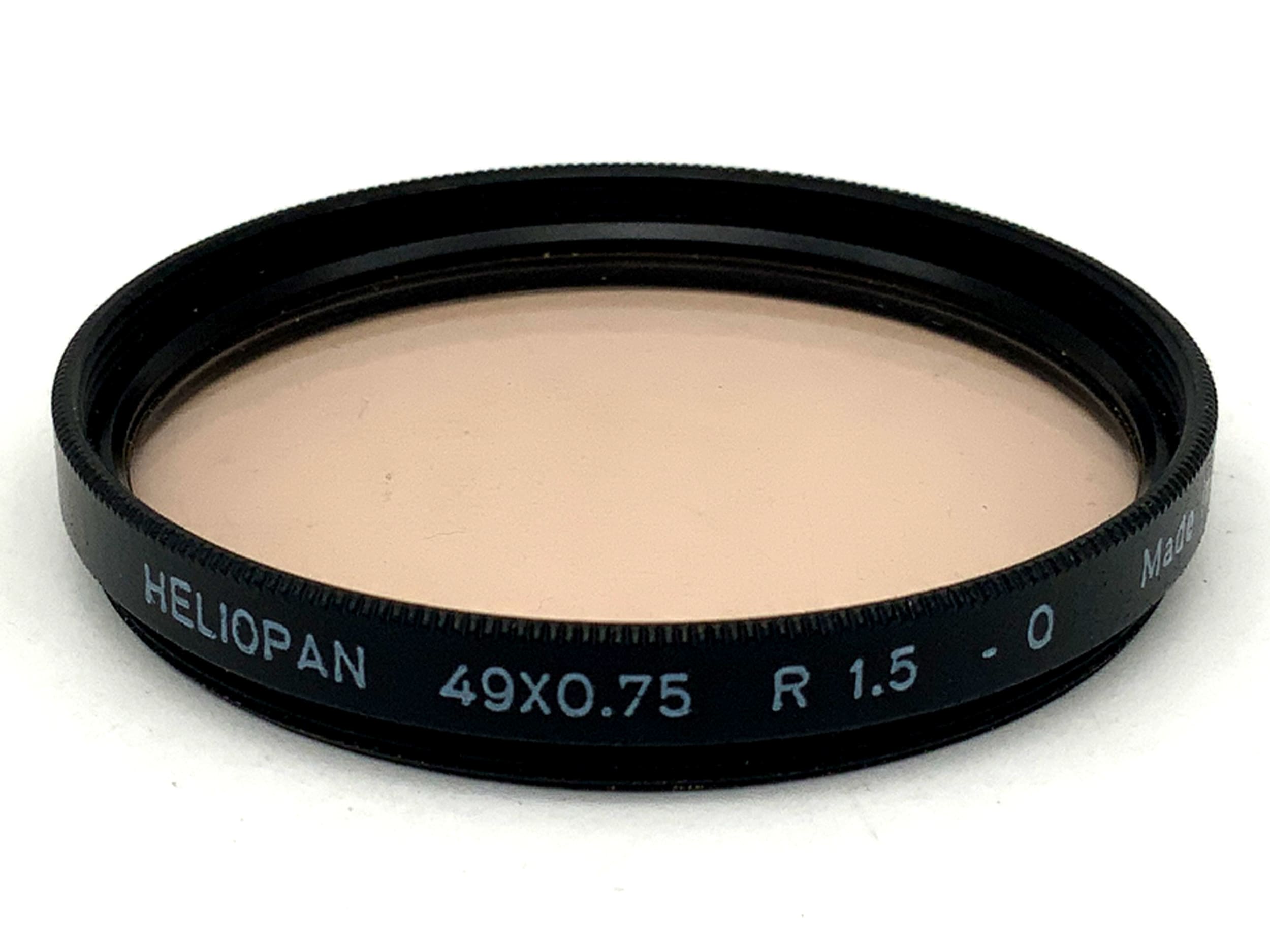Heliopan correction filter 49x0.75 R1.5 -0 Filter 49mm Circular Filter thread
