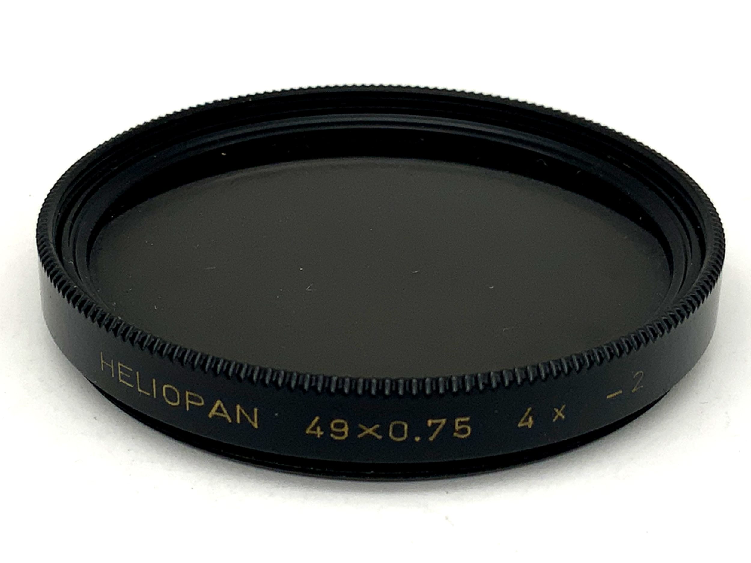Heliopan Color Filter 49x0.75 4x -2 Grey Filter 49mm Circular