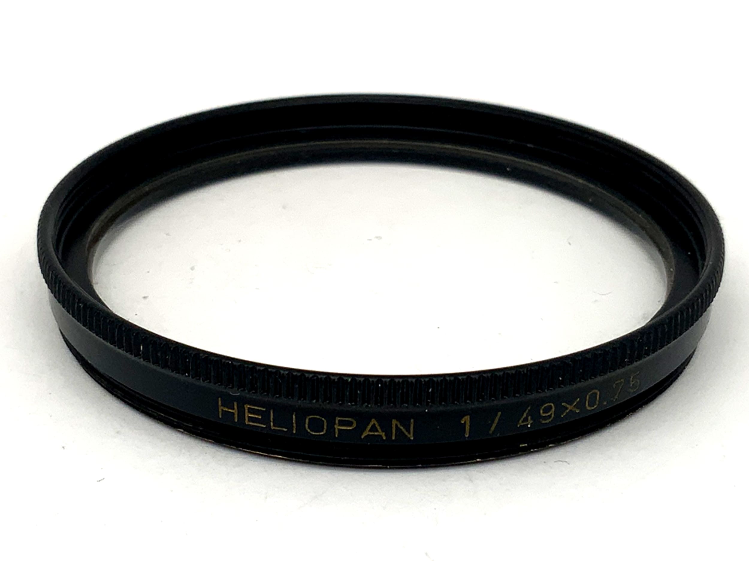 Heliopan close-up lens 1/49x0.75, 49mm circular filter thread