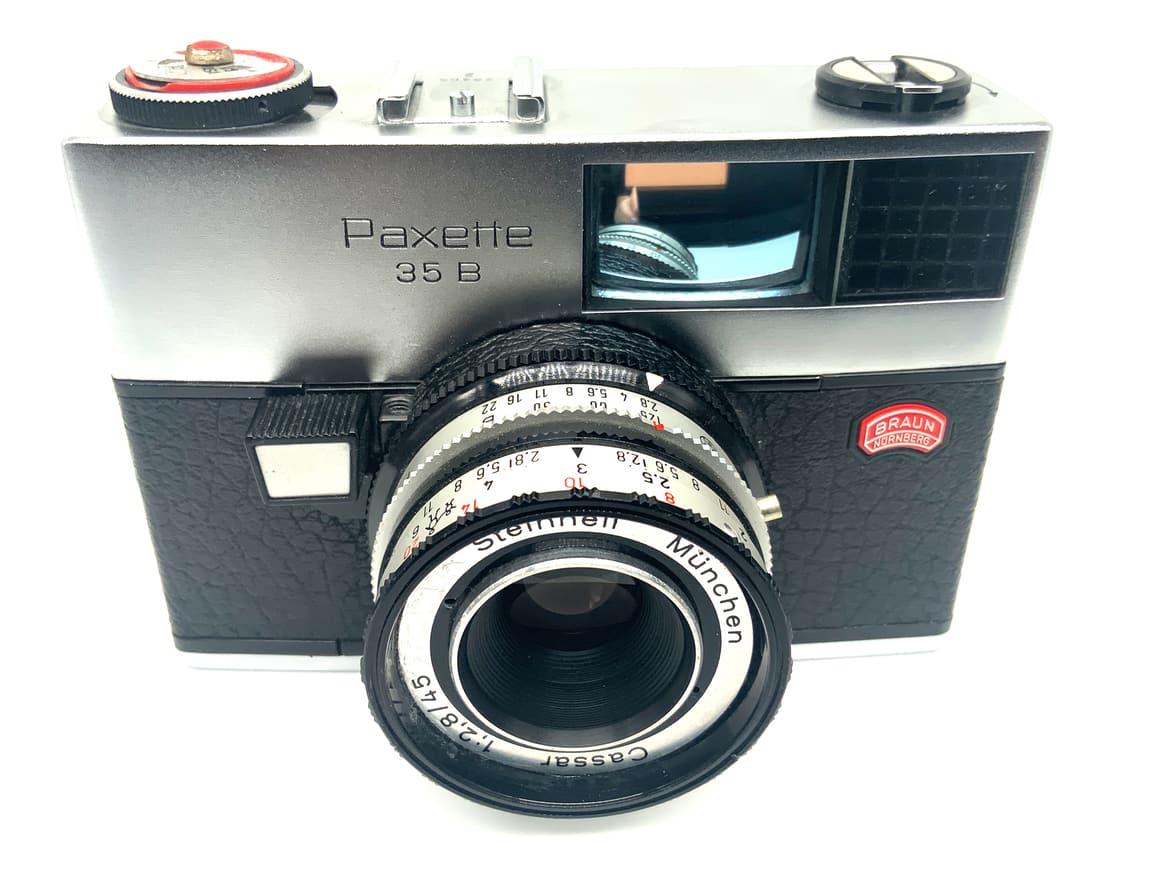 Braun Paxette 35 B Sucherkamera mit Cassar 45mm 1:2.8 Analogkamera