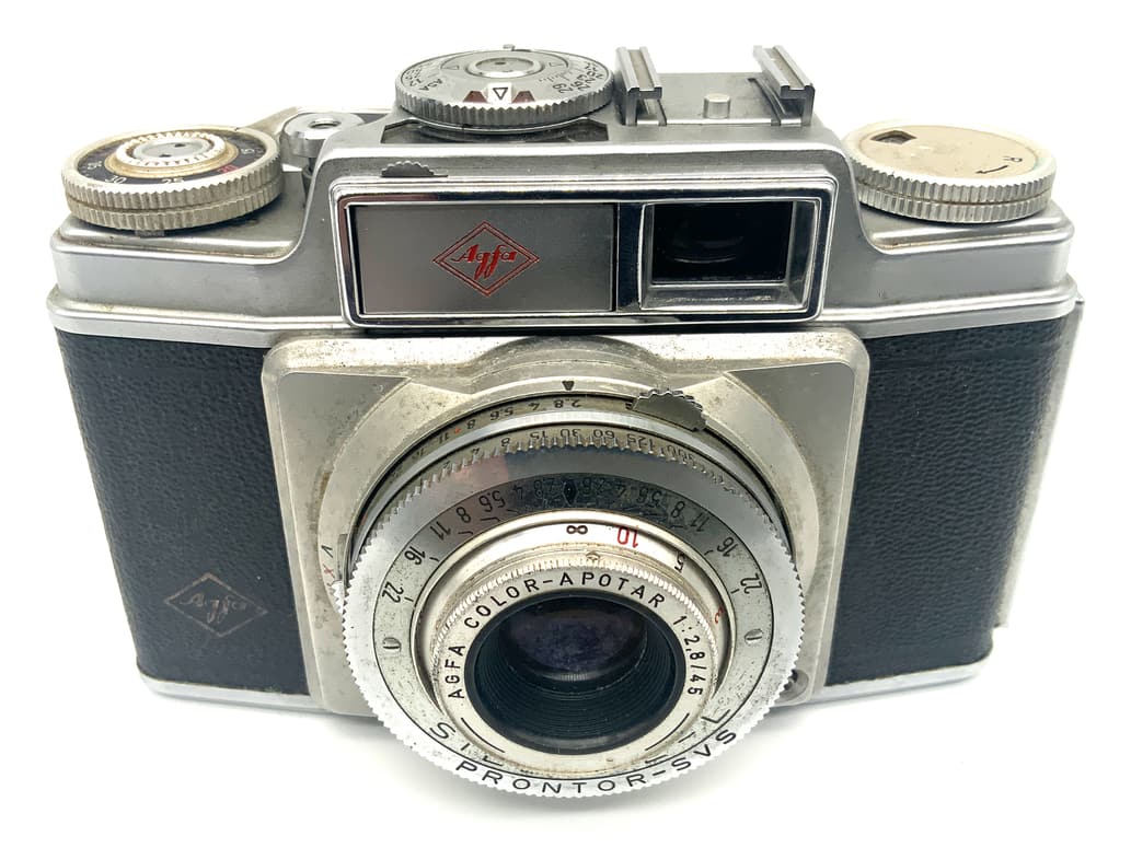 Agfa Silette-L Sucherkamera mit Color Apotar 45mm 1:2.8 Analogkamera