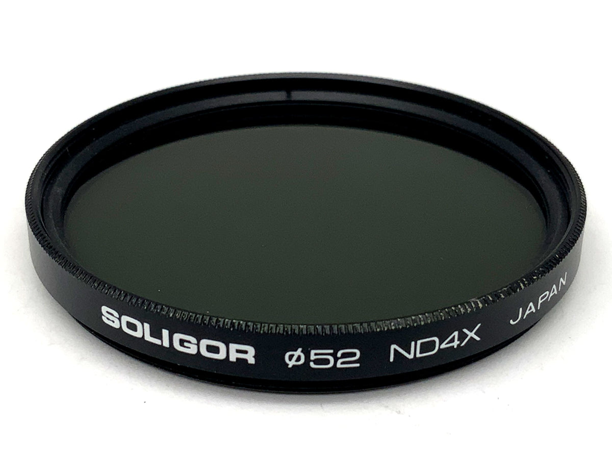 Soligor ND4X gray filter, 52mm circular filter thread