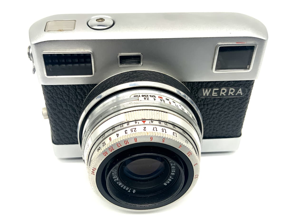 Carl Zeiss Werra Sucherkamera mit Q1 Tessar 50mm 1:2.8 Analogkamera