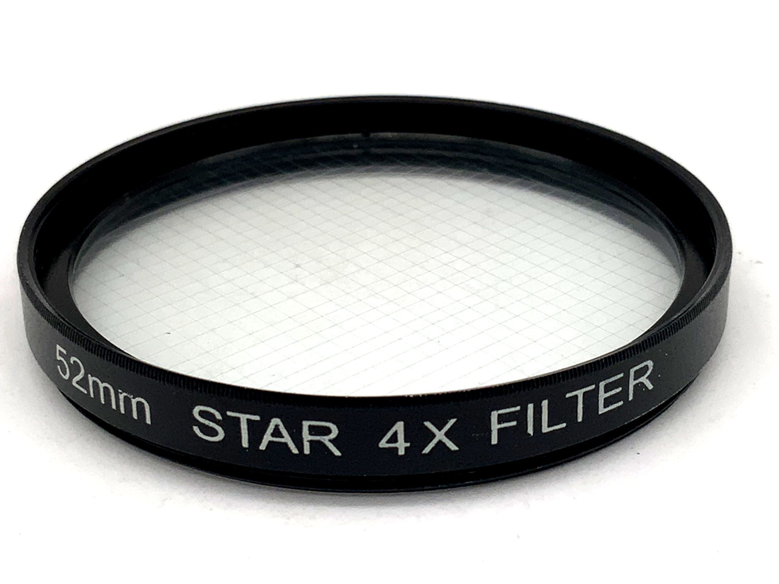 Star grid filter 4X filter 52mm circular filter thread