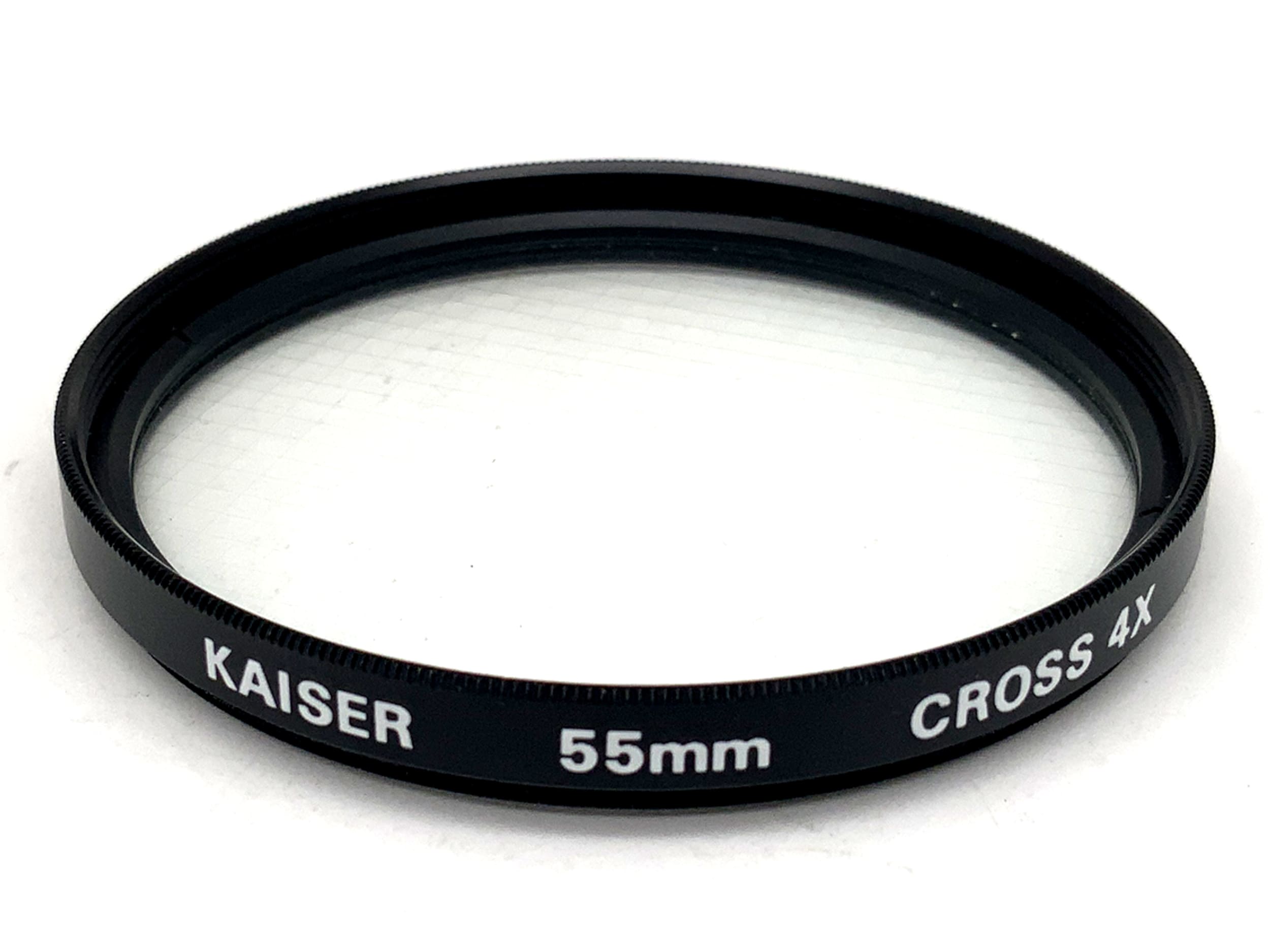 Kaiser Grid Filter Cross 4x M Filter 55mm Circular Filter Thread