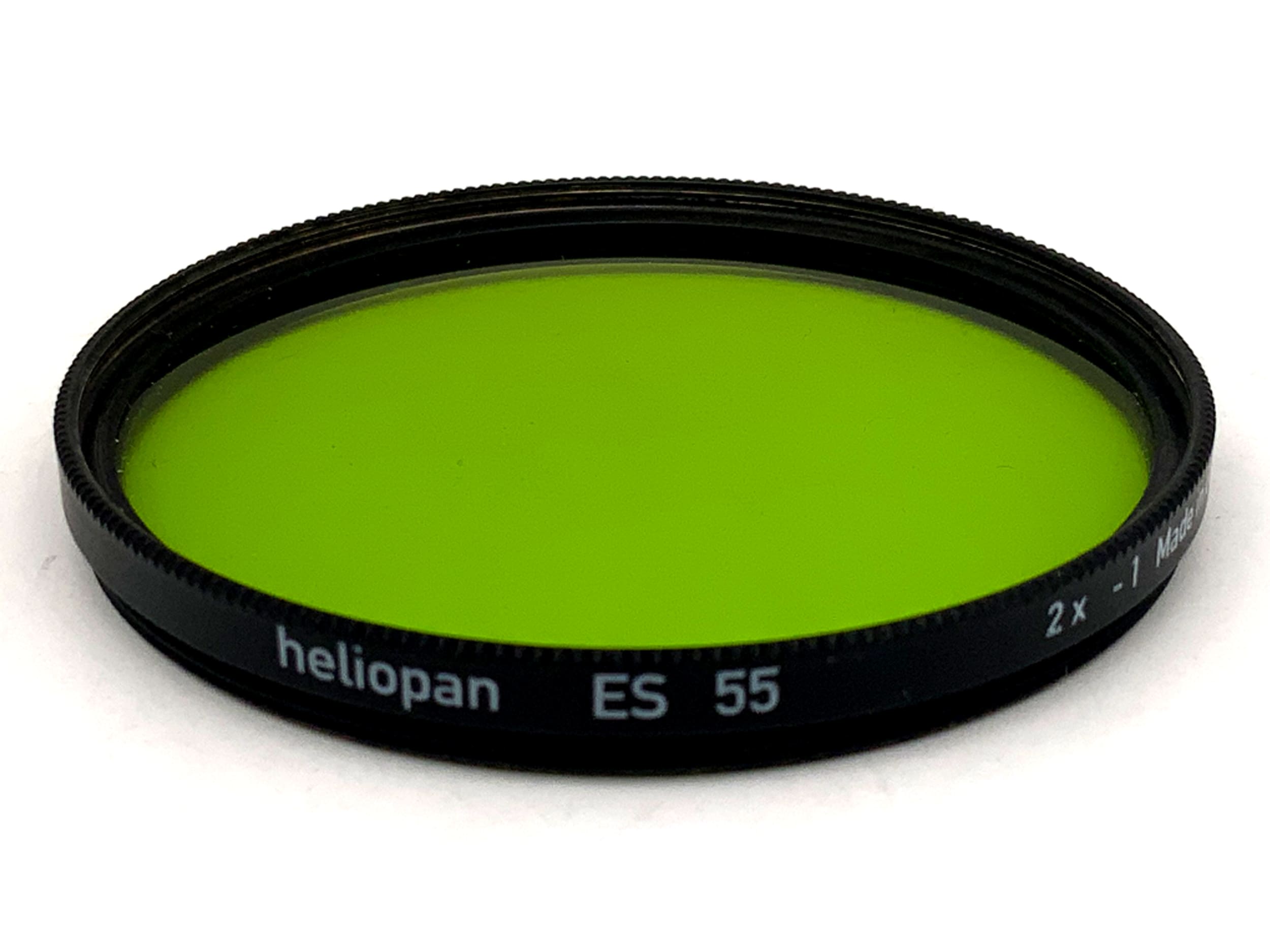 Heliopan ES 55 2x -1 Green Color Filter 55mm Circular Filter Thread
