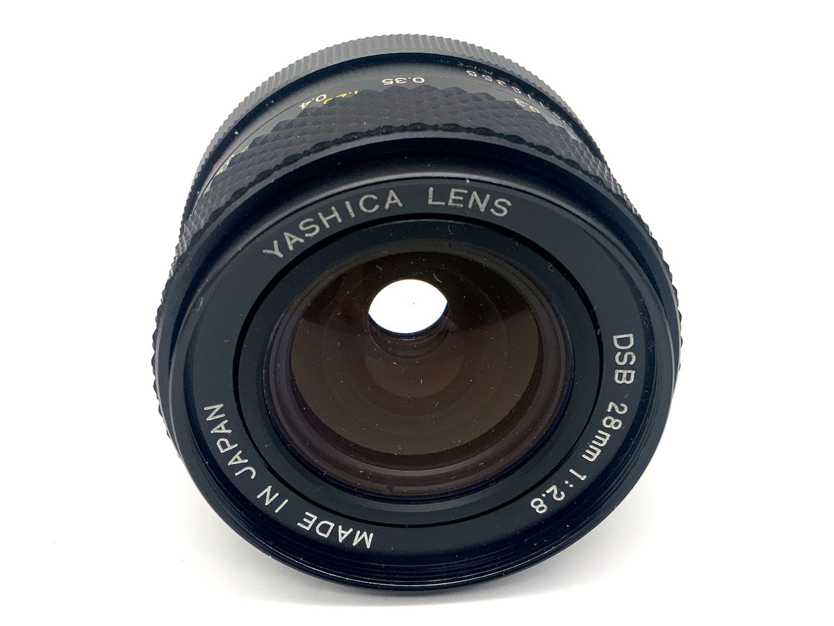 Yashica DSB 28mm 1:2.8 Objektiv Festbrennweite (Yashica / Contax) Text lesen!