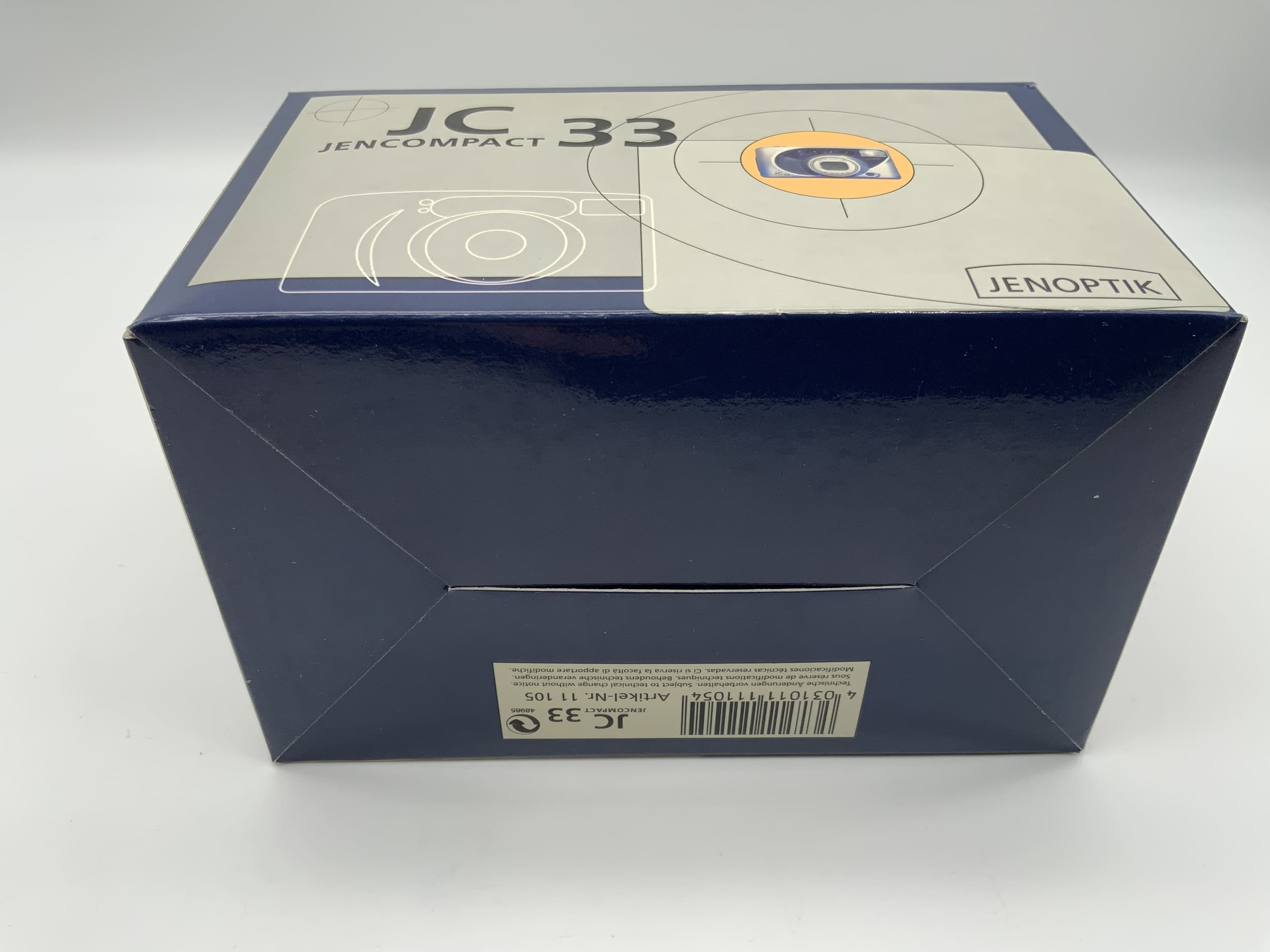 Jenoptik JC33 Compact Camera Point&amp;Shoot Camera 35mm Jenadvance Original Packaging without Battery