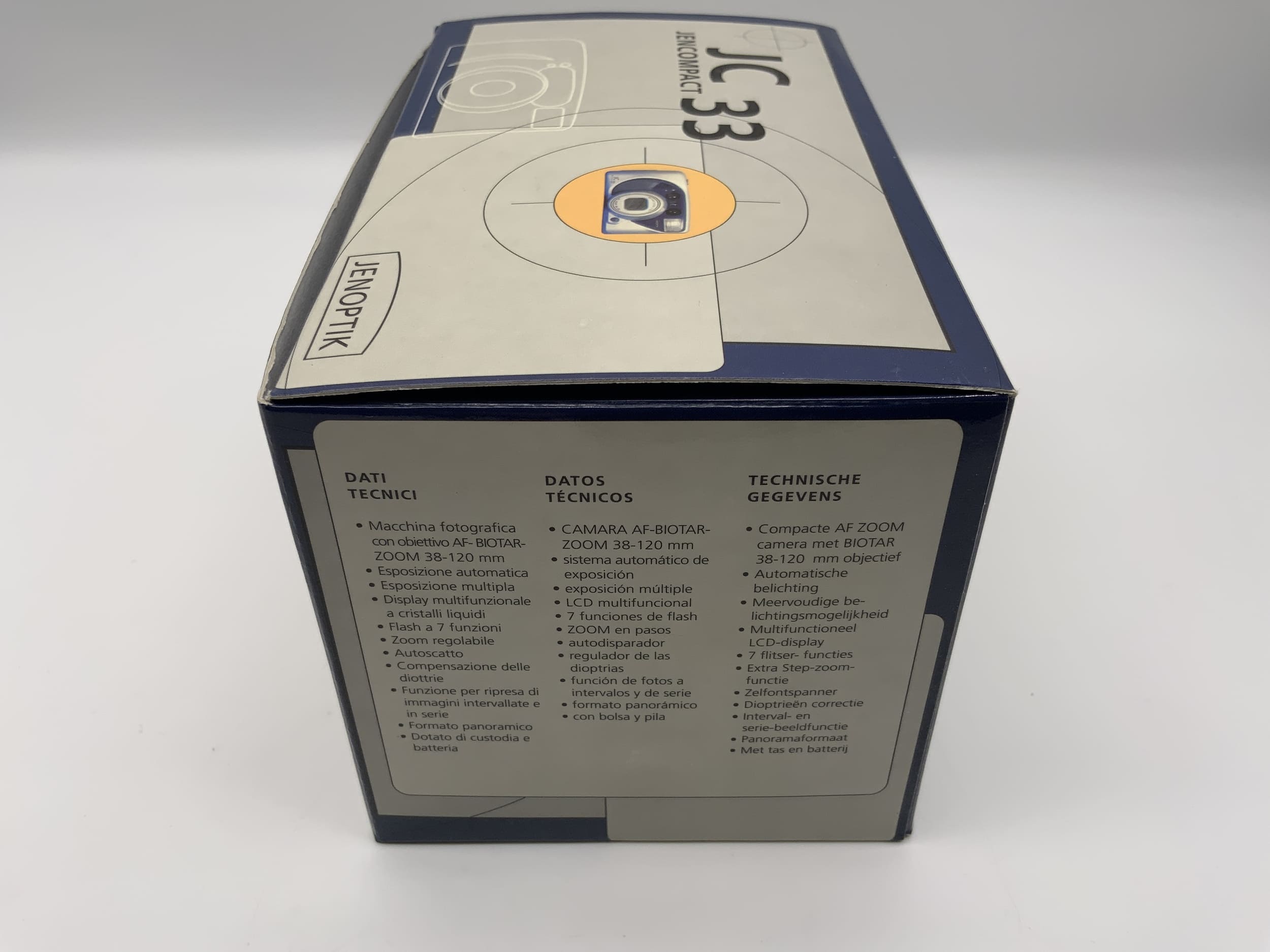 Jenoptik JC33 Compact Camera Point&amp;Shoot Camera 35mm Jenadvance Original Packaging without Battery