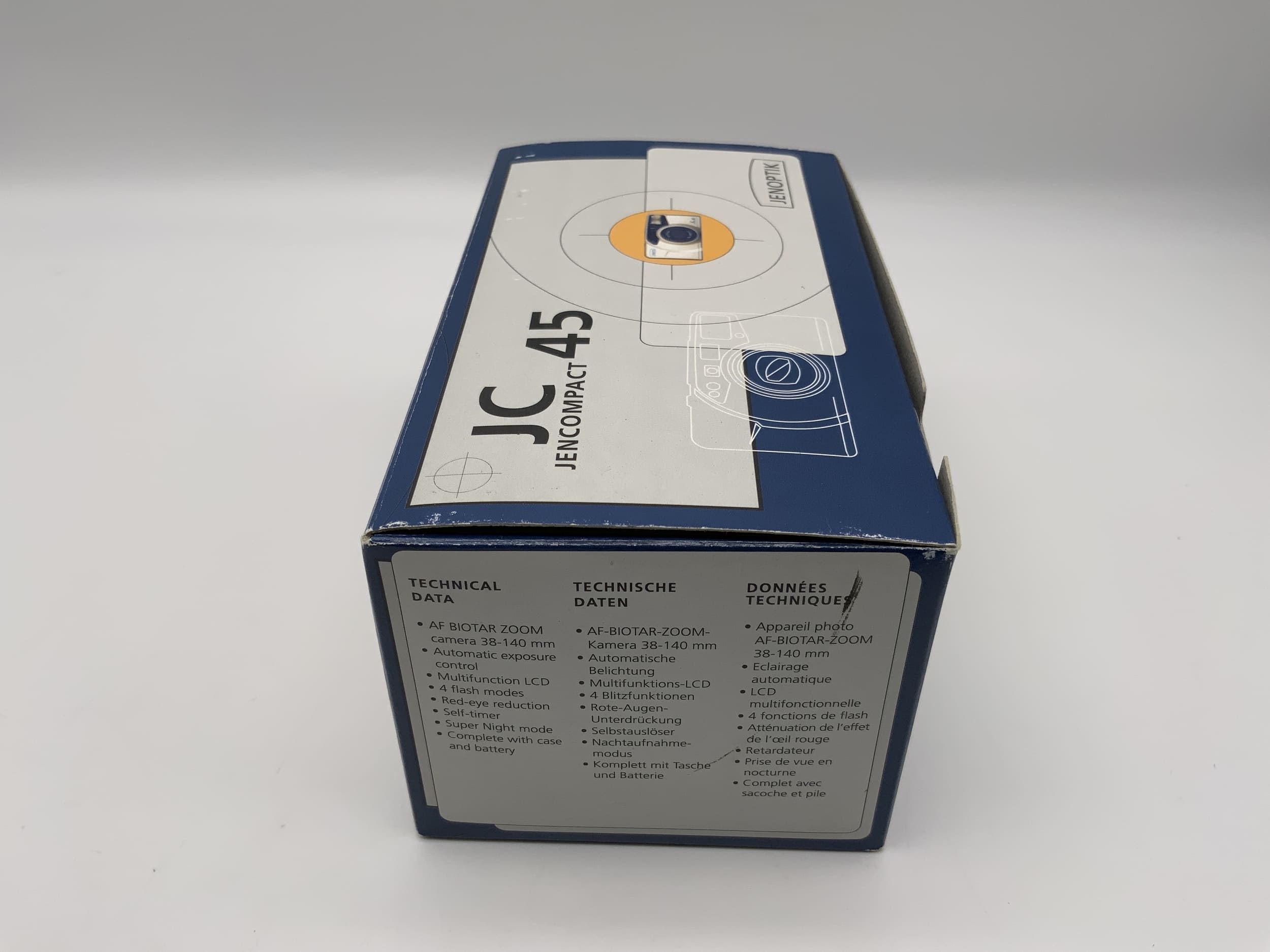 Jenoptik JC45 Compact Camera Point&amp;Shoot Camera 35mm Jenadvance Original Packaging without Battery