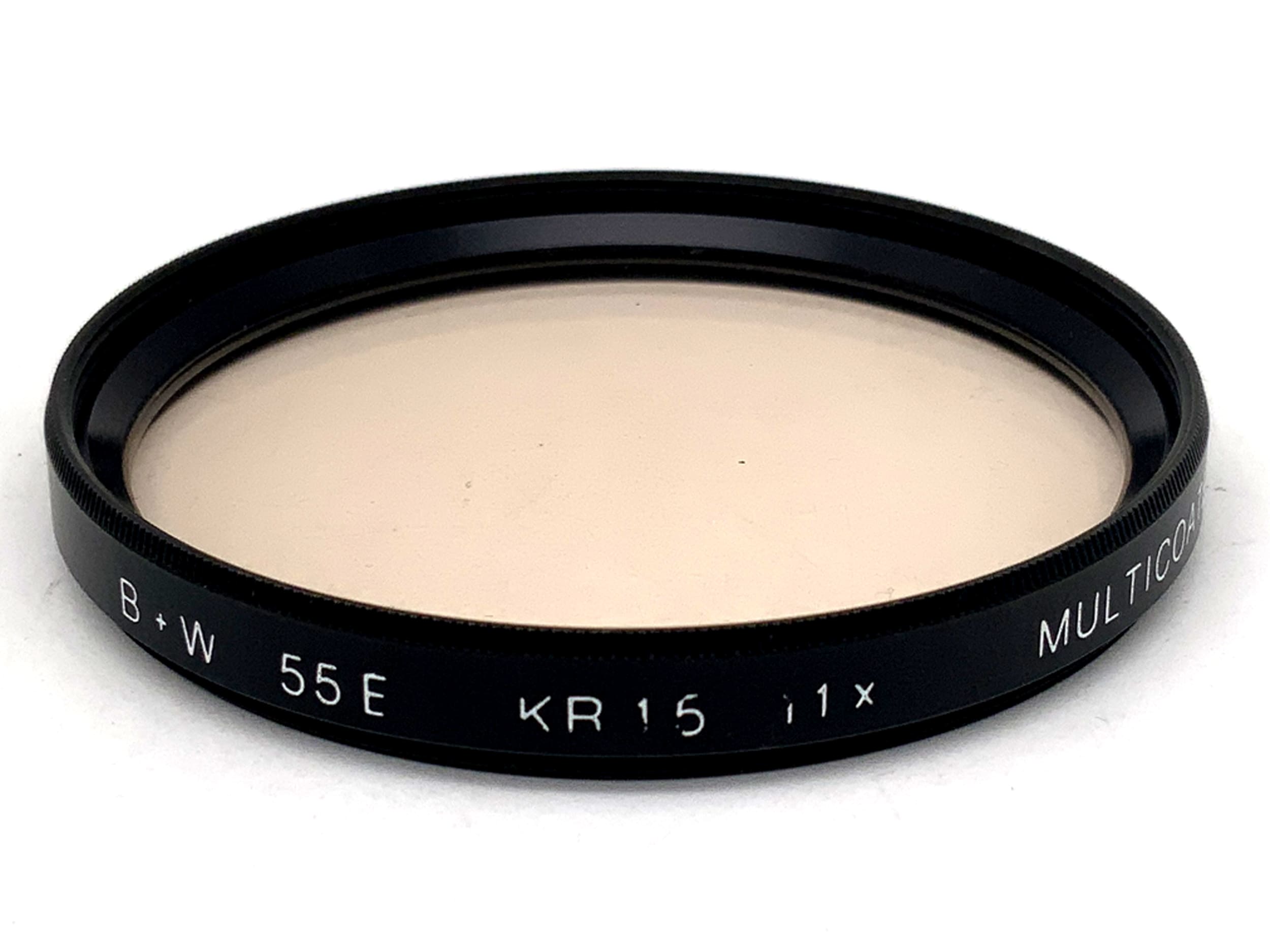 B+W Correction Filter 55E KR1.5 1.1x Multicoated Filter 55mm Circular