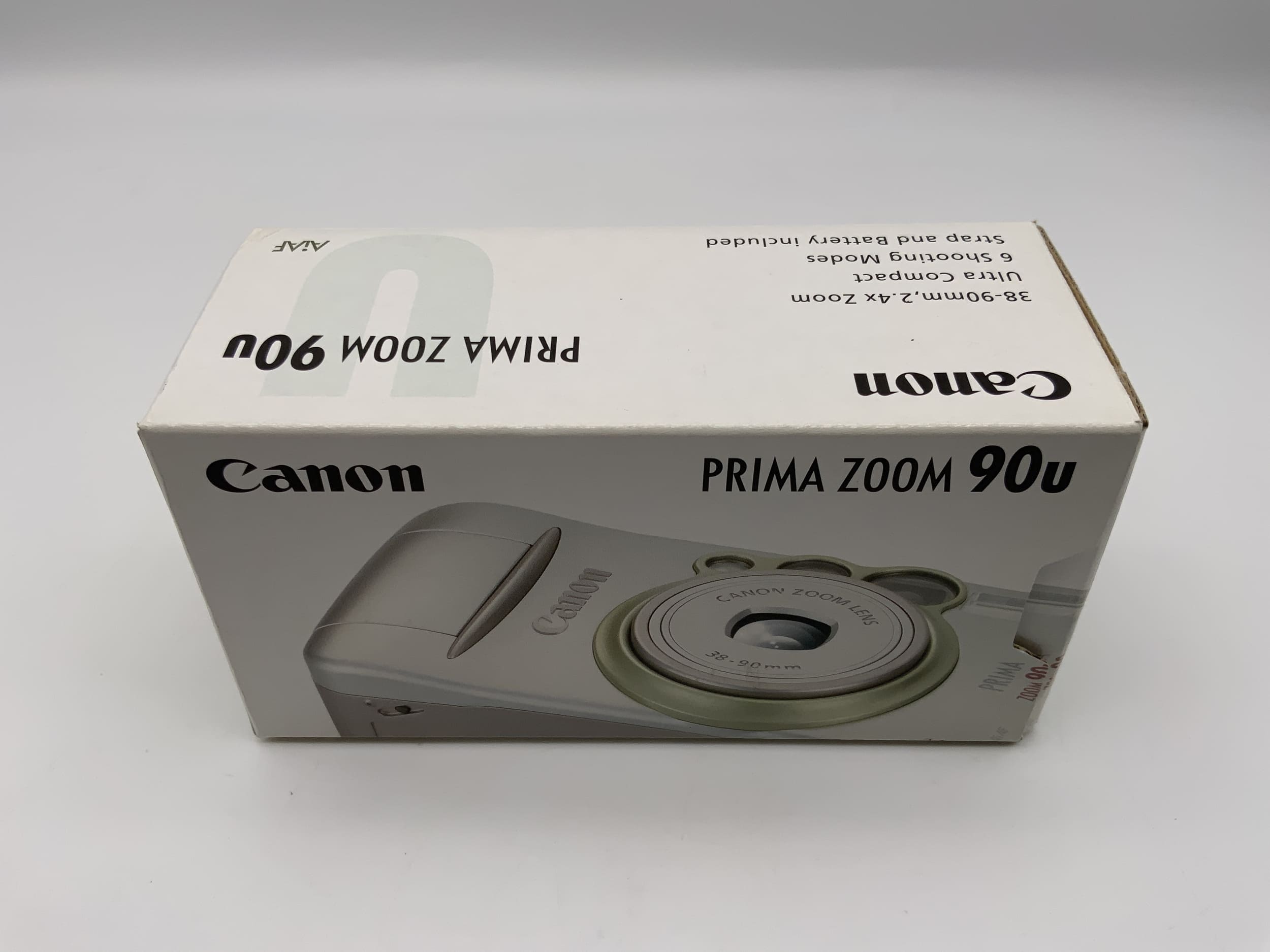 Canon Prima Zoom 90u Compact Camera Point&amp;Shoot Camera 35mm Original Packaging without Battery
