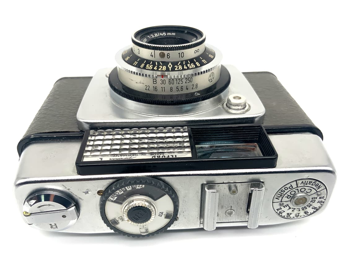 Ilford Sportsman L Sucherkamera mit Steinheil München Cassar 45mm 1:2.8