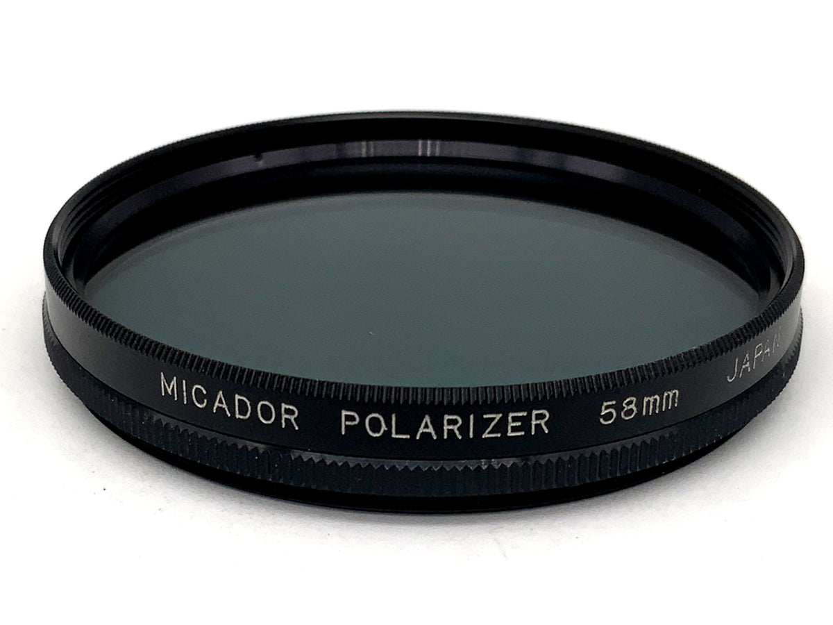 Micador circular polarizer filter, 58mm, circular filter thread