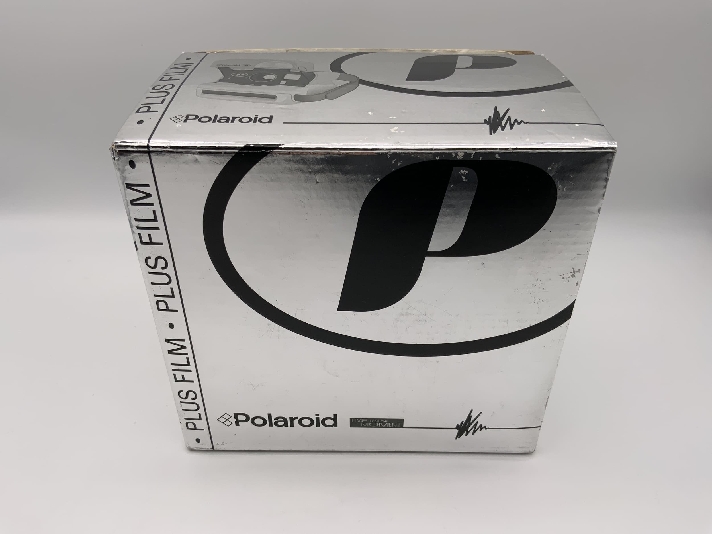 Polaroid P 600 compact camera, silver, in original packaging, without film