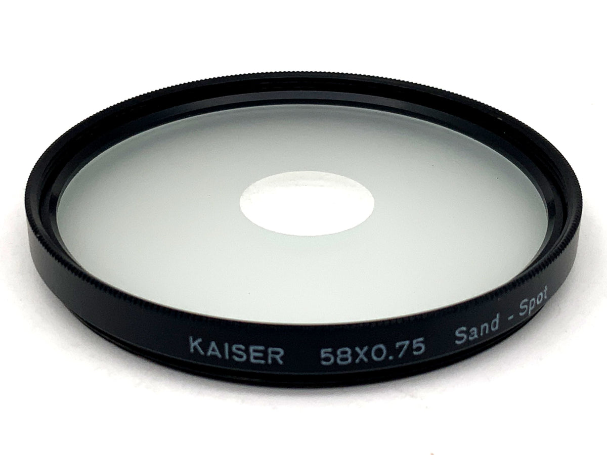 Kaiser Effect Filter 58x0.75 Sand-Spot Filter 58mm Circular Filter Thread