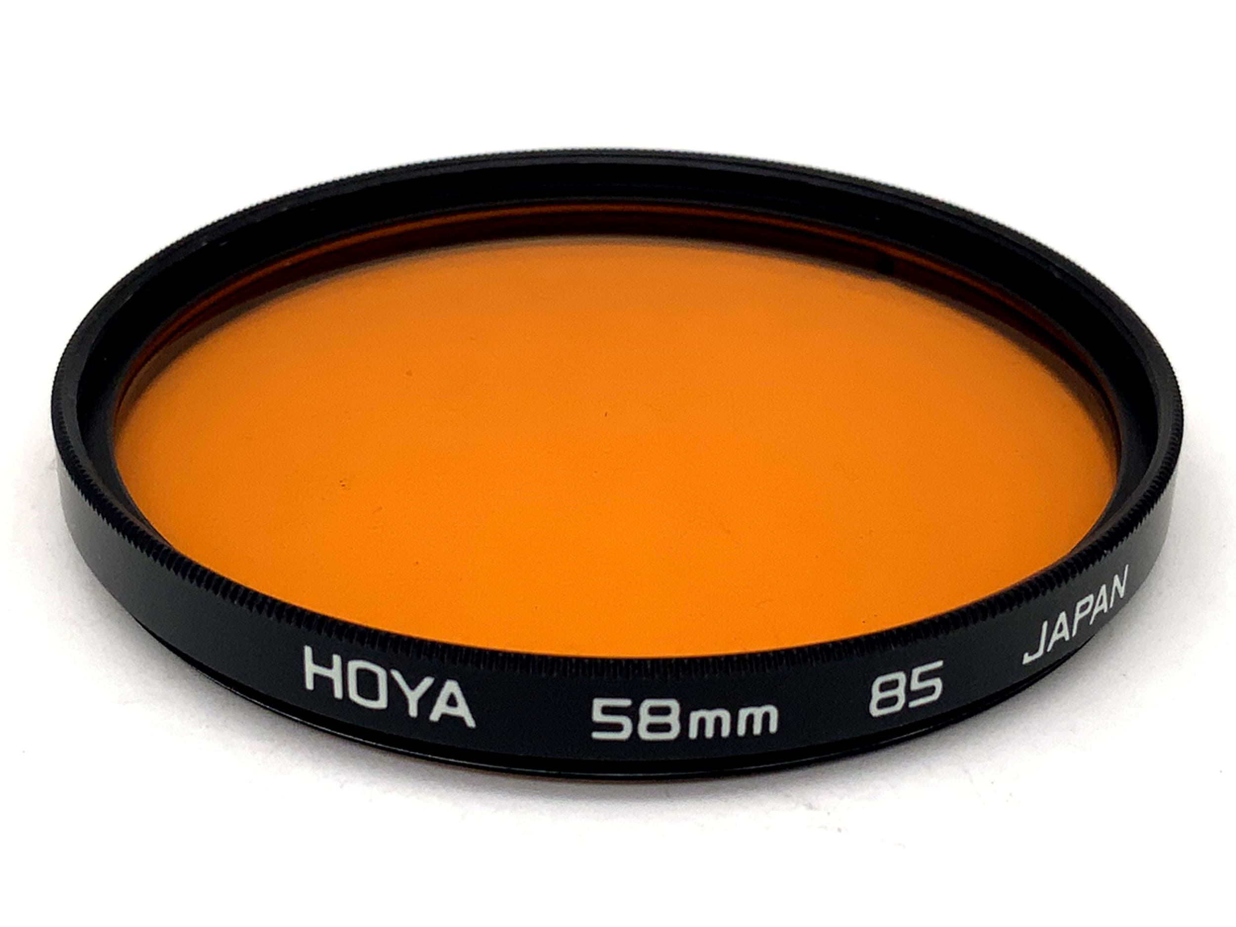 Hoya Color Filter 85 Orange Filter 58mm Circular Filter Thread