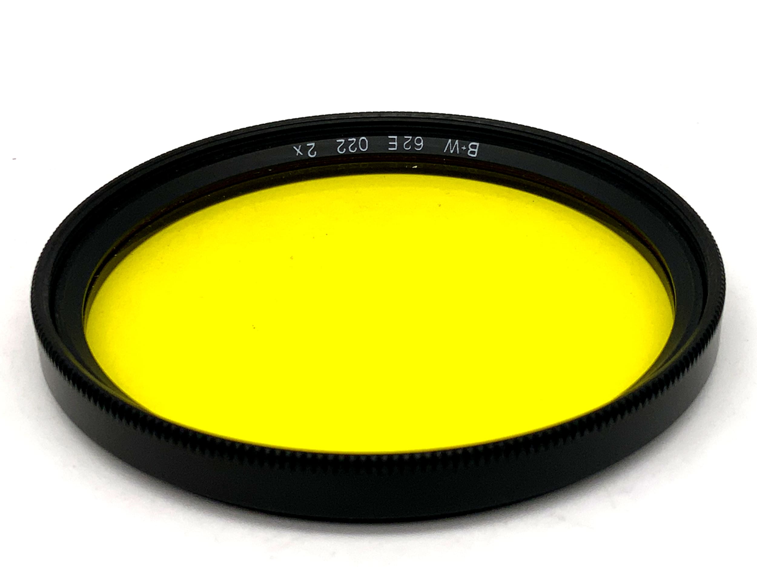 B+W Color Filter 62E 022 2x yellow filter 62mm circular filter thread