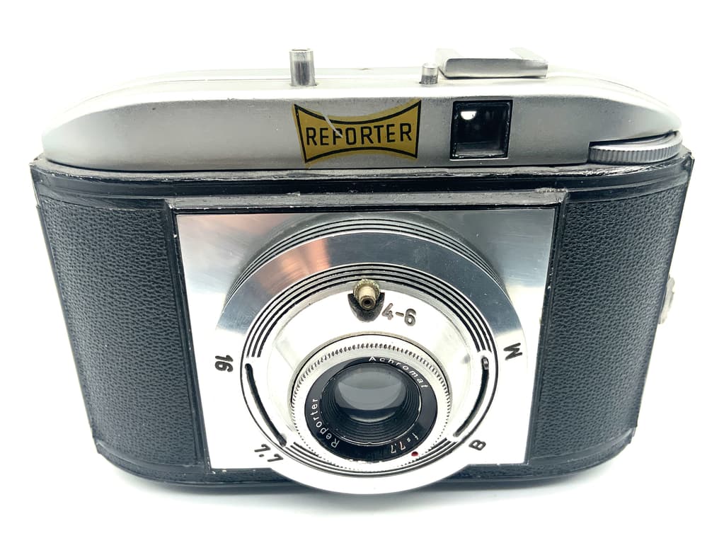 Gerlach (NIXON) Reporter Sucherkamera mit Achromat 1:7.7 Analogkamera