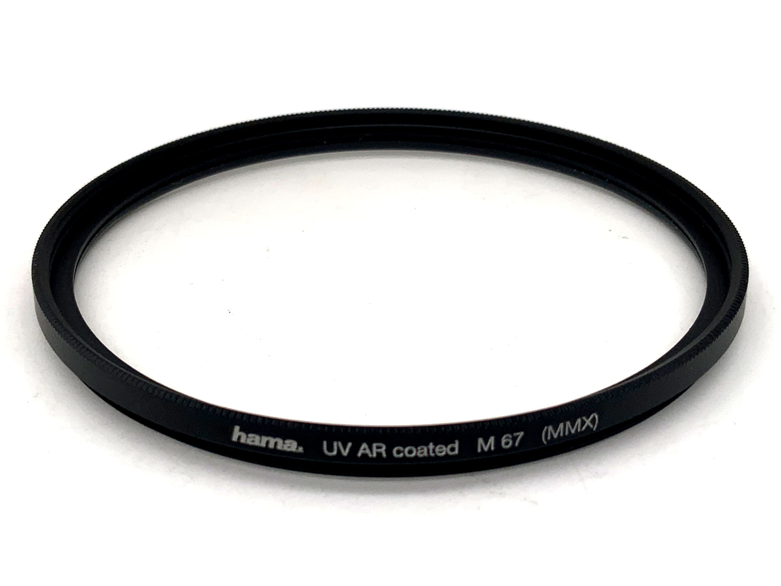 Hama UV AR coated M67 (MMX) filter 67mm circular filter thread