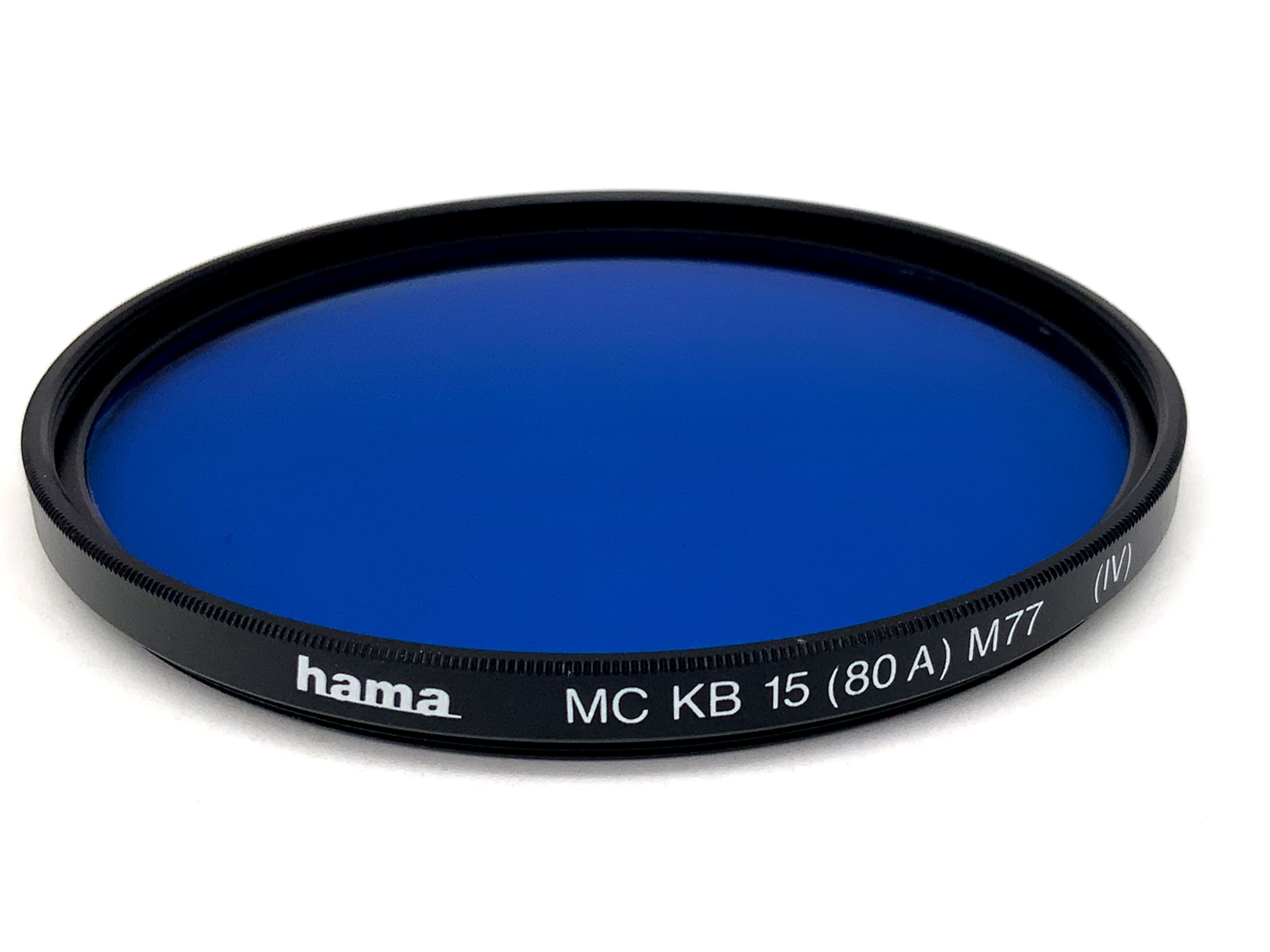 Hama MC KB 15 (80A) M77 (IV) blue color filter, 77mm circular