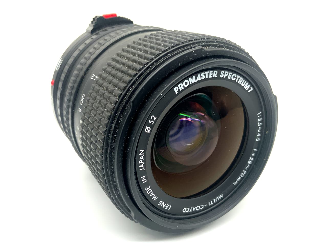Promaster Spectrum 7 MC 28-70mm 1:3.5-4.5 Objektiv Zoomobjektiv (Canon FD) Pilz!
