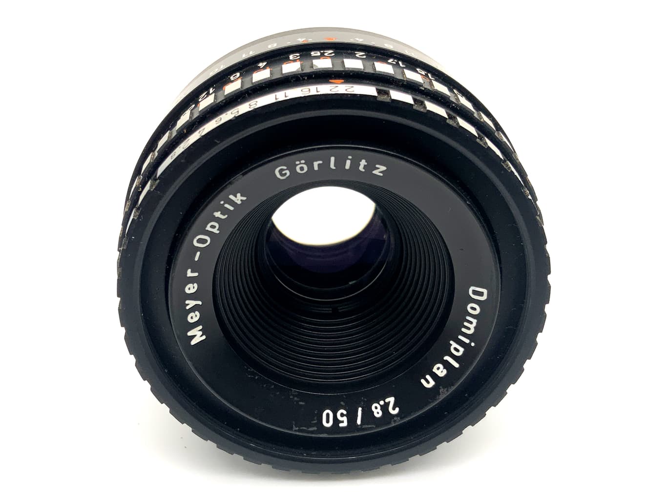 Meyer-Optik Görlitz Domiplan 50mm 1:2.8 Objektiv Festbrennweite (M42) Pilz!
