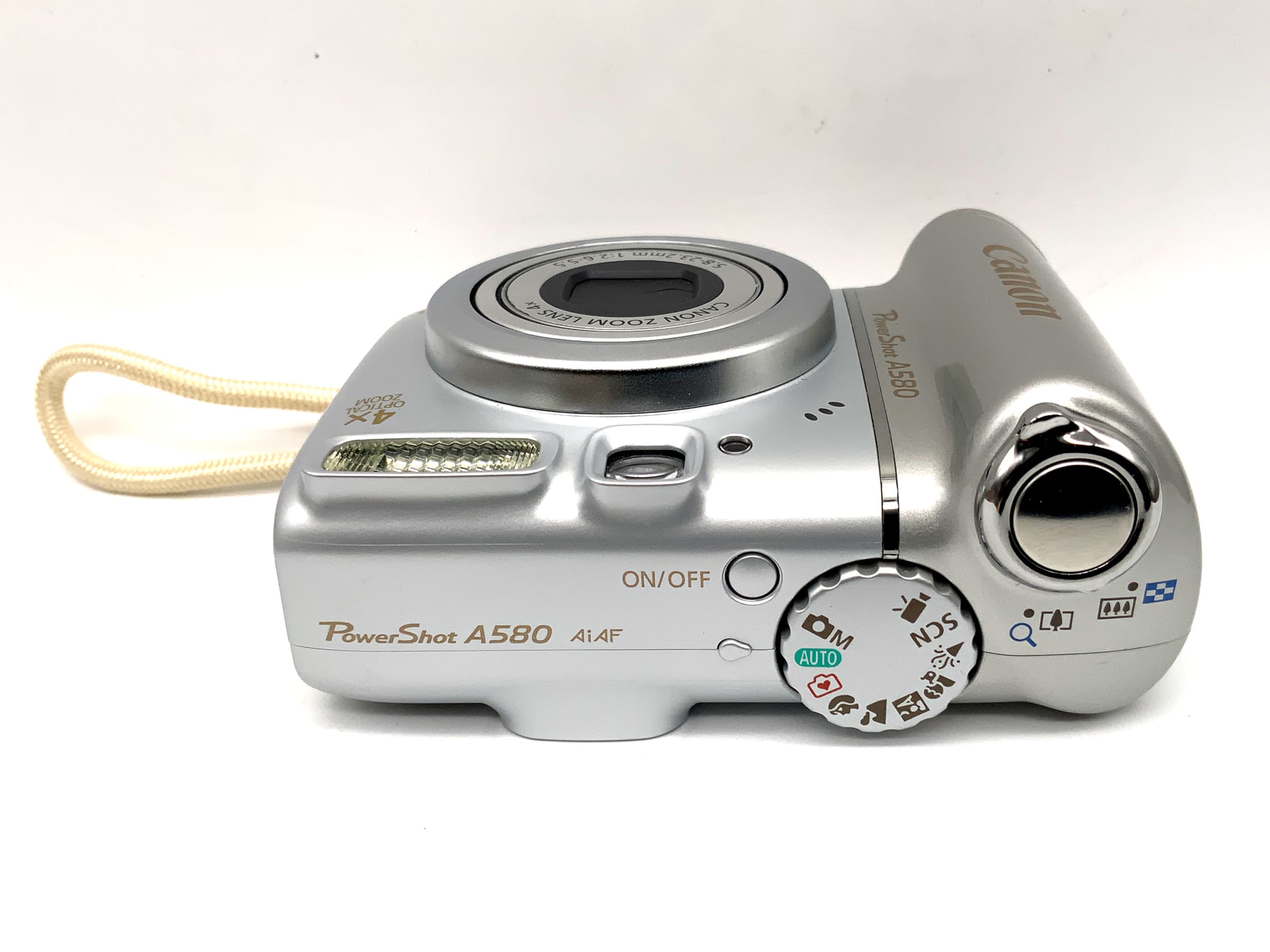 Canon PowerShot A580 Digital Compact Camera with 5.8-23.2mm 1:2.6-5.5 lens