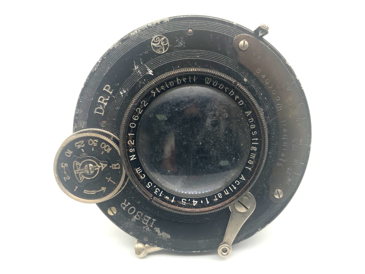 Steinheil München Anastigmat Actinar 13.5mm 1:4.5 Objektiv Festbrennweite