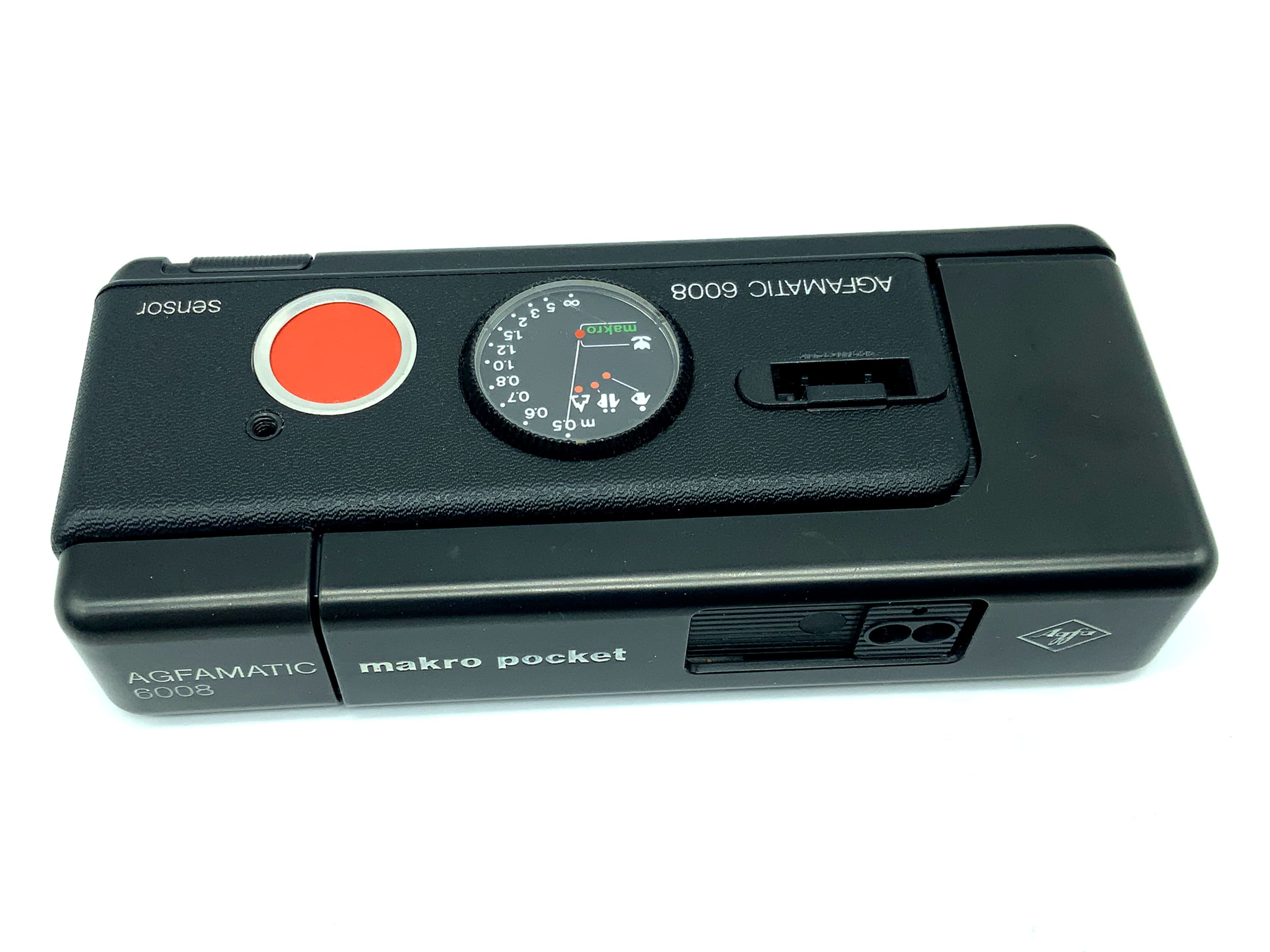 Agfa Agfamatic 6008 macro pocket miniature camera with subminiature camera