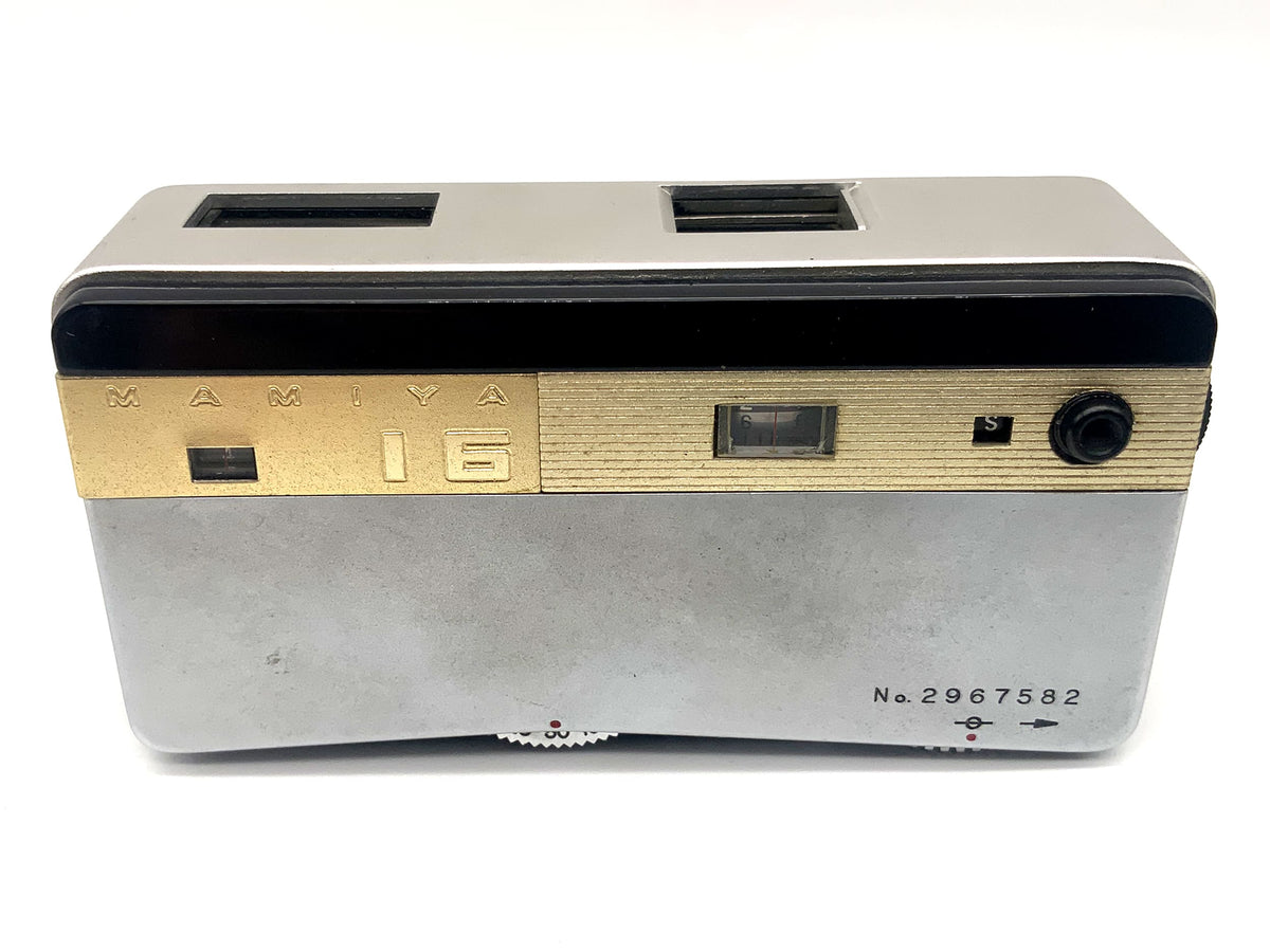 Mamiya 16 De Luxe miniature camera with 25mm 1:2.8 subminiature camera