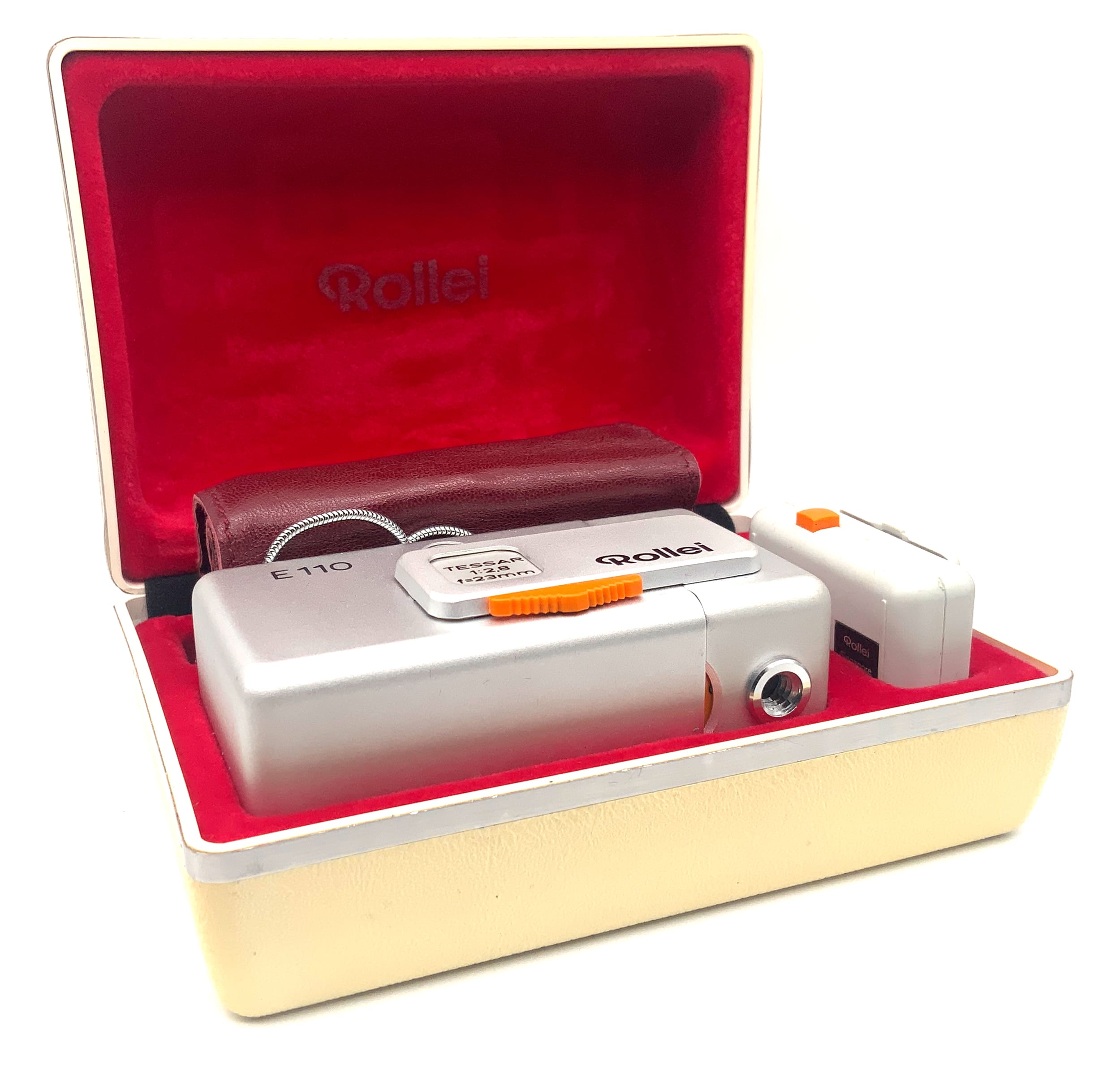 Rollei E110 miniature camera with Tessar 23mm 1:2.8 subminiature camera