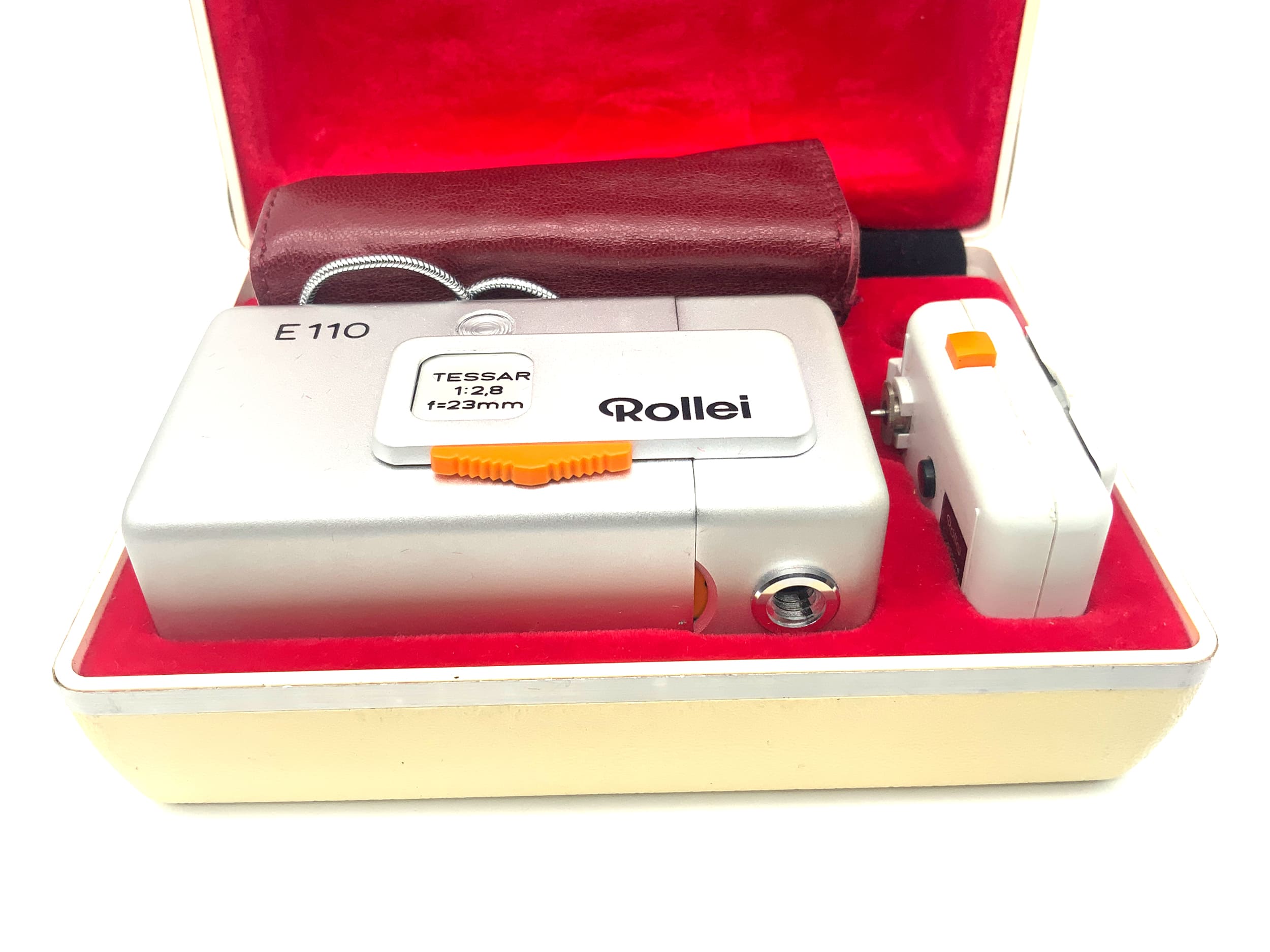Rollei E110 miniature camera with Tessar 23mm 1:2.8 subminiature camera