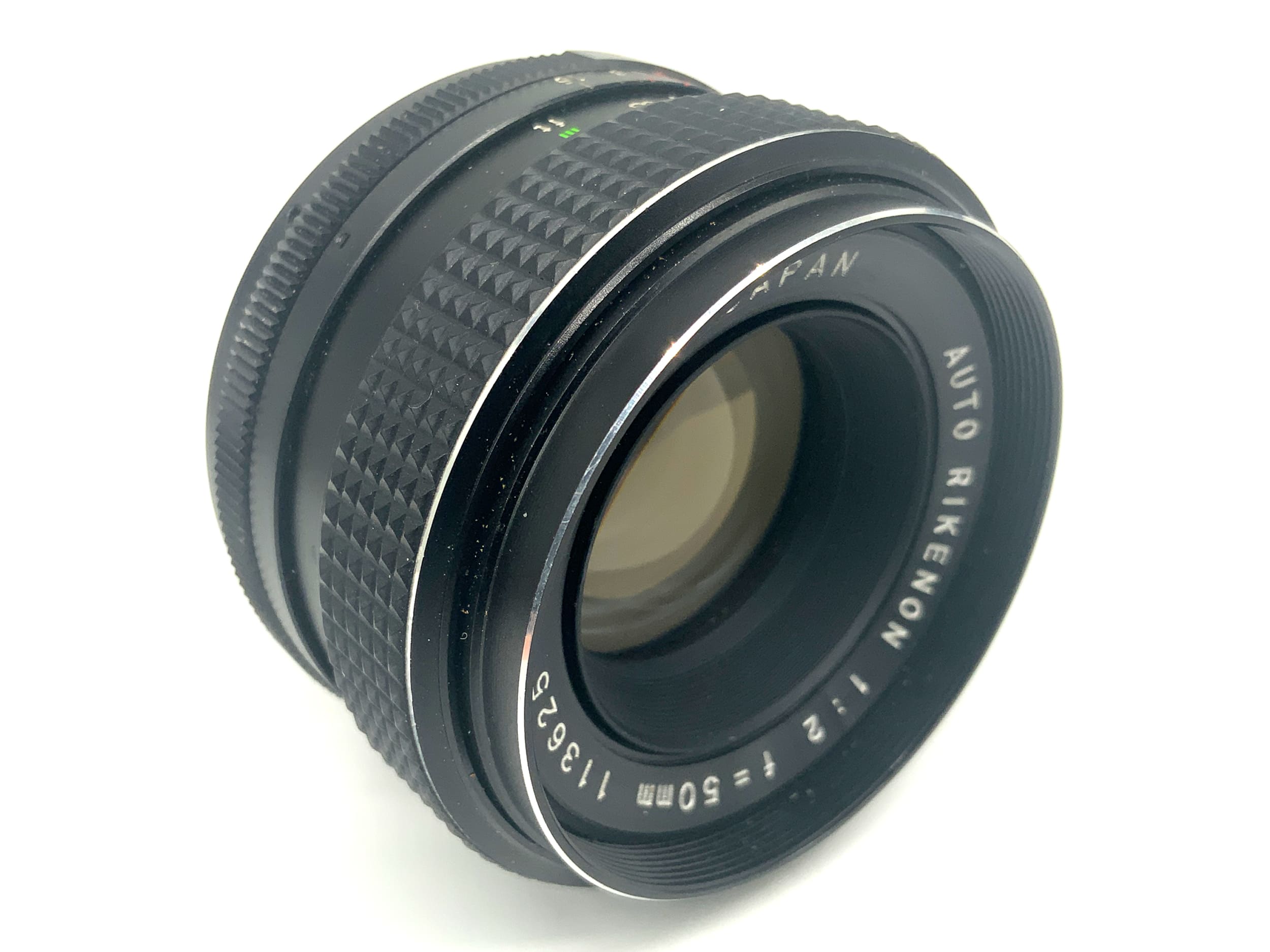 Ricoh Auto Rikenon 50mm 1:2 Objektiv Festbrennweite (M42) Text lesen!