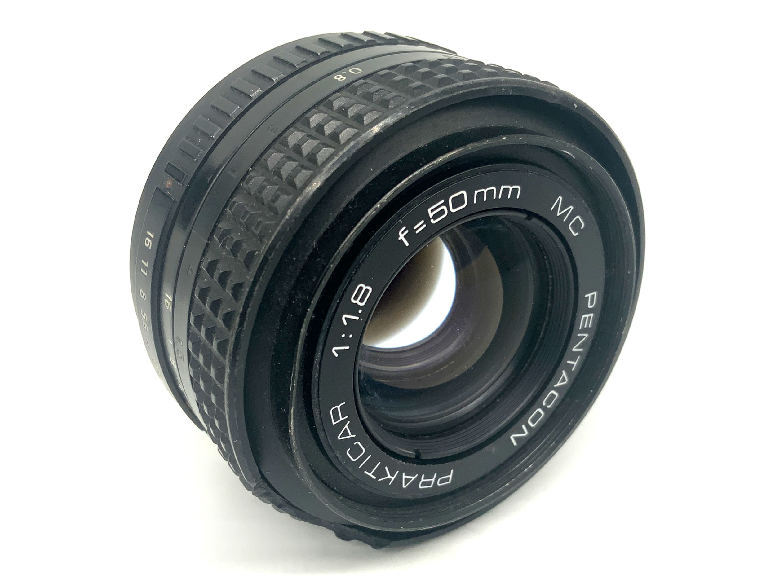 Pentacon Prakticar MC 50mm 1:1.8 Objektiv Festbrennweite (Praktica B)Text lesen!