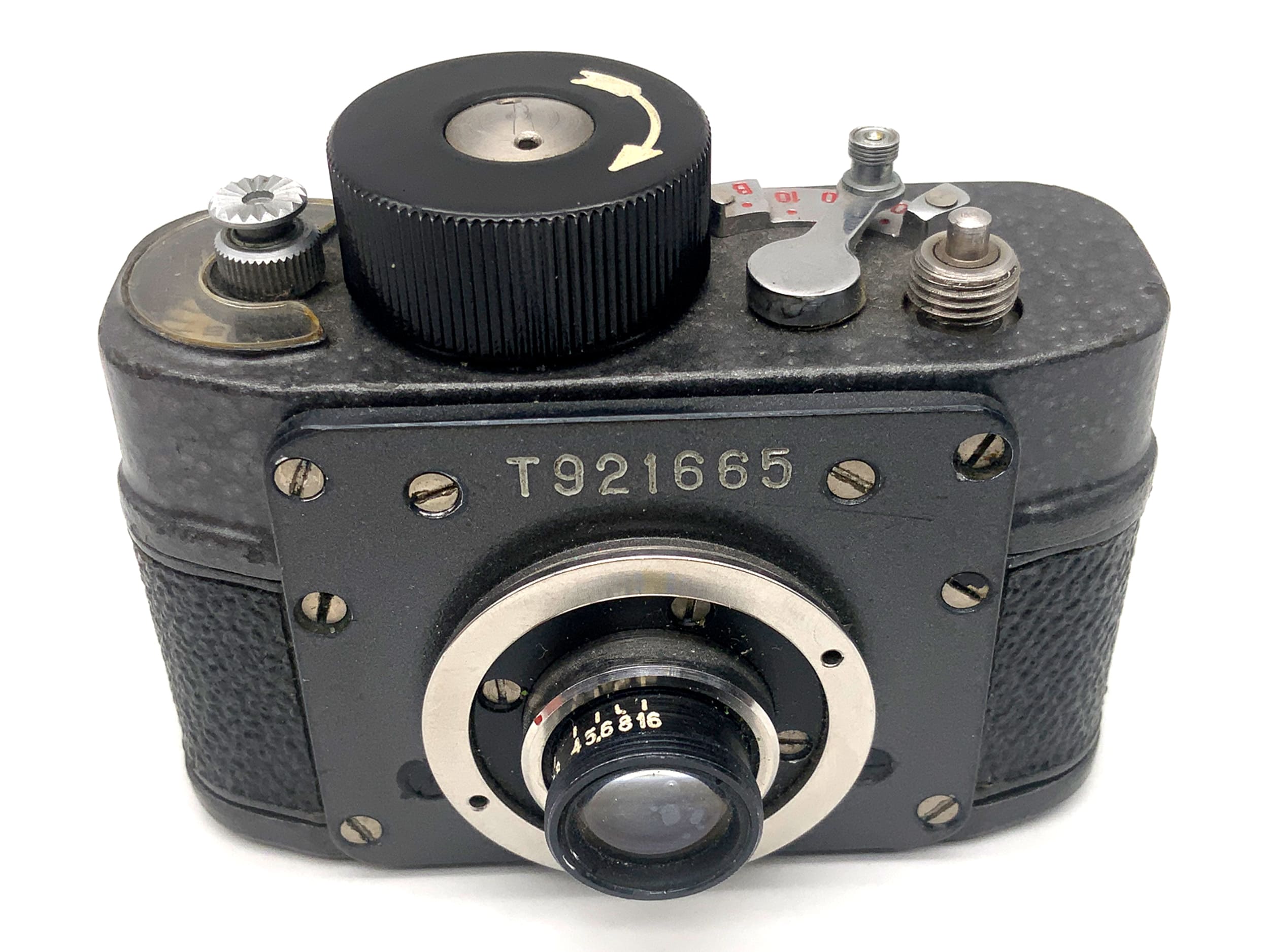 Ajax F-21 miniature camera with 28mm 1:2 USSR KGB Cold War subminiature camera